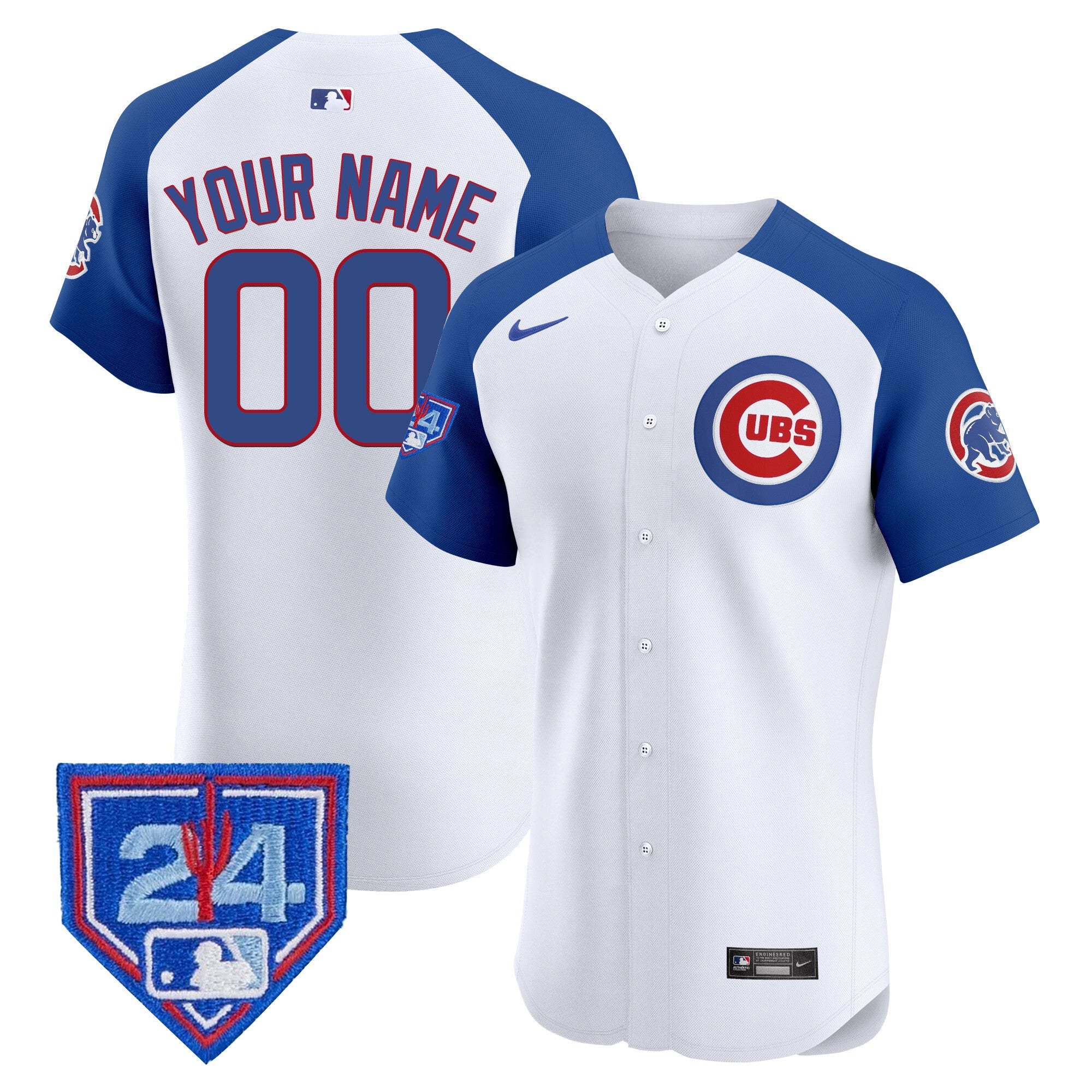 Chicago 2024 Spring Training Patch Vapor Premier Elite Custom Jersey V2