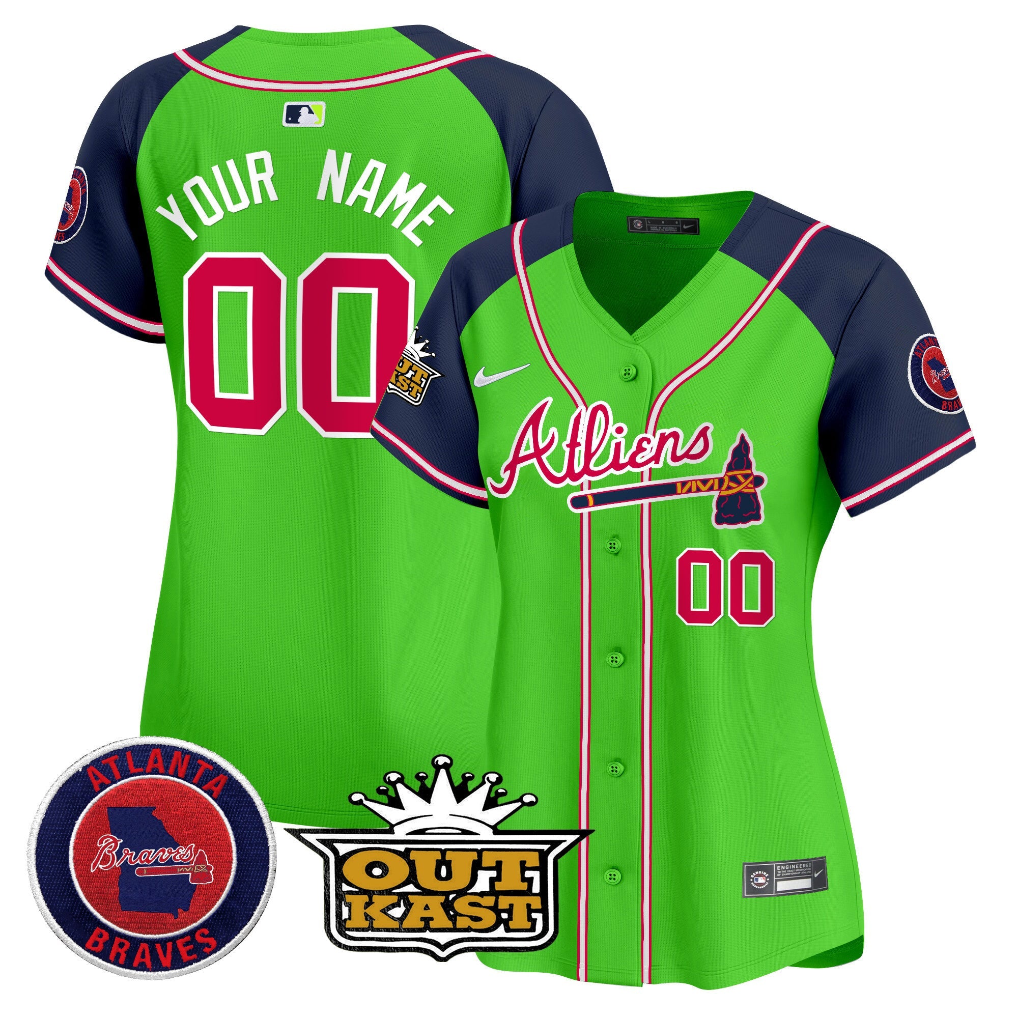 Atlanta Atliens Vapor Premier Limited Custom Jersey