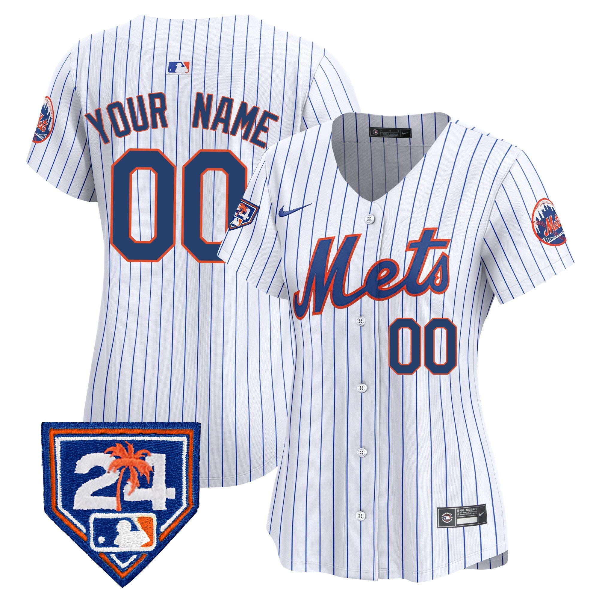 New York 2024 Spring Training Vapor Premier Limited Custom Jersey V2
