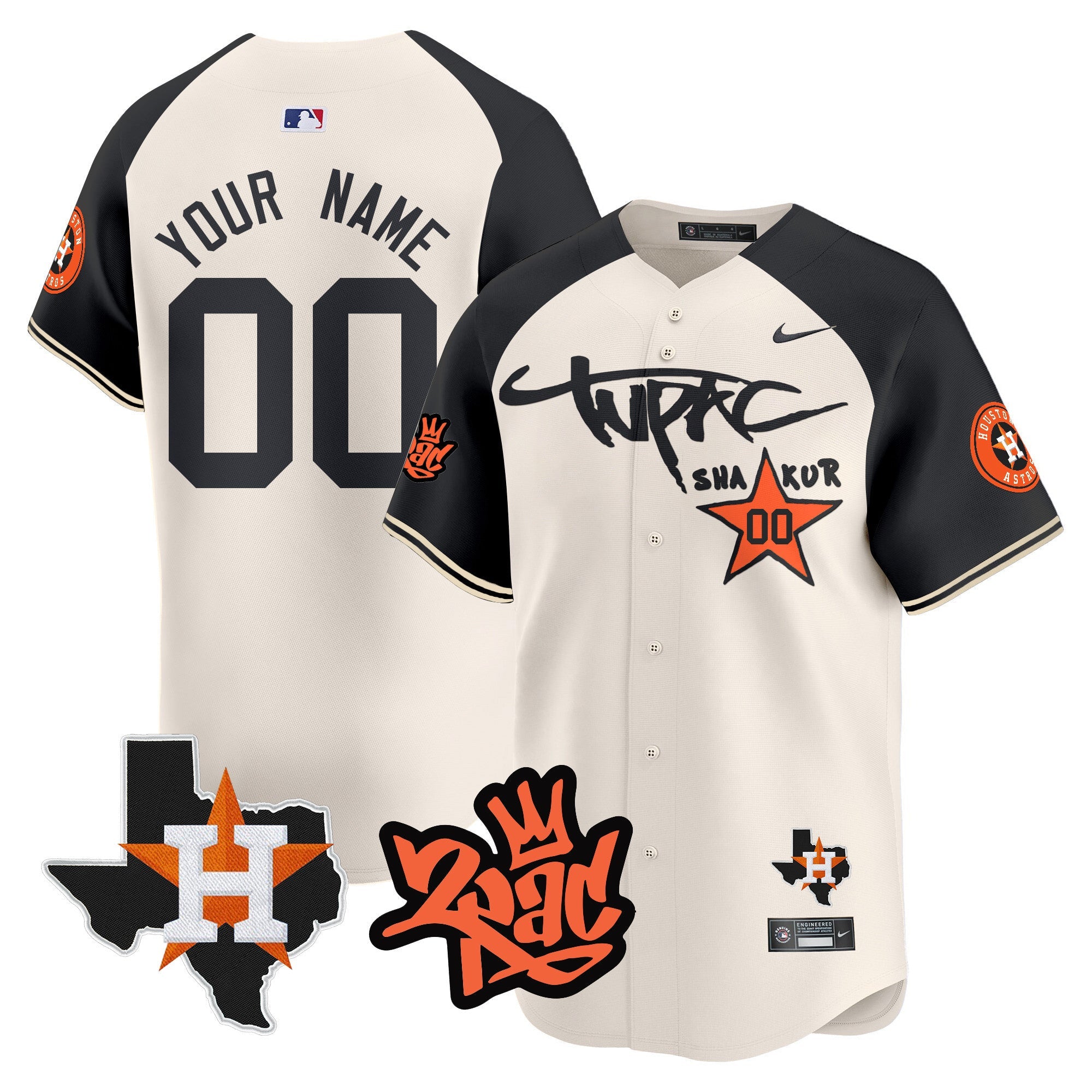 Tupac Shakur Vapor Premier Limited Custom Jersey