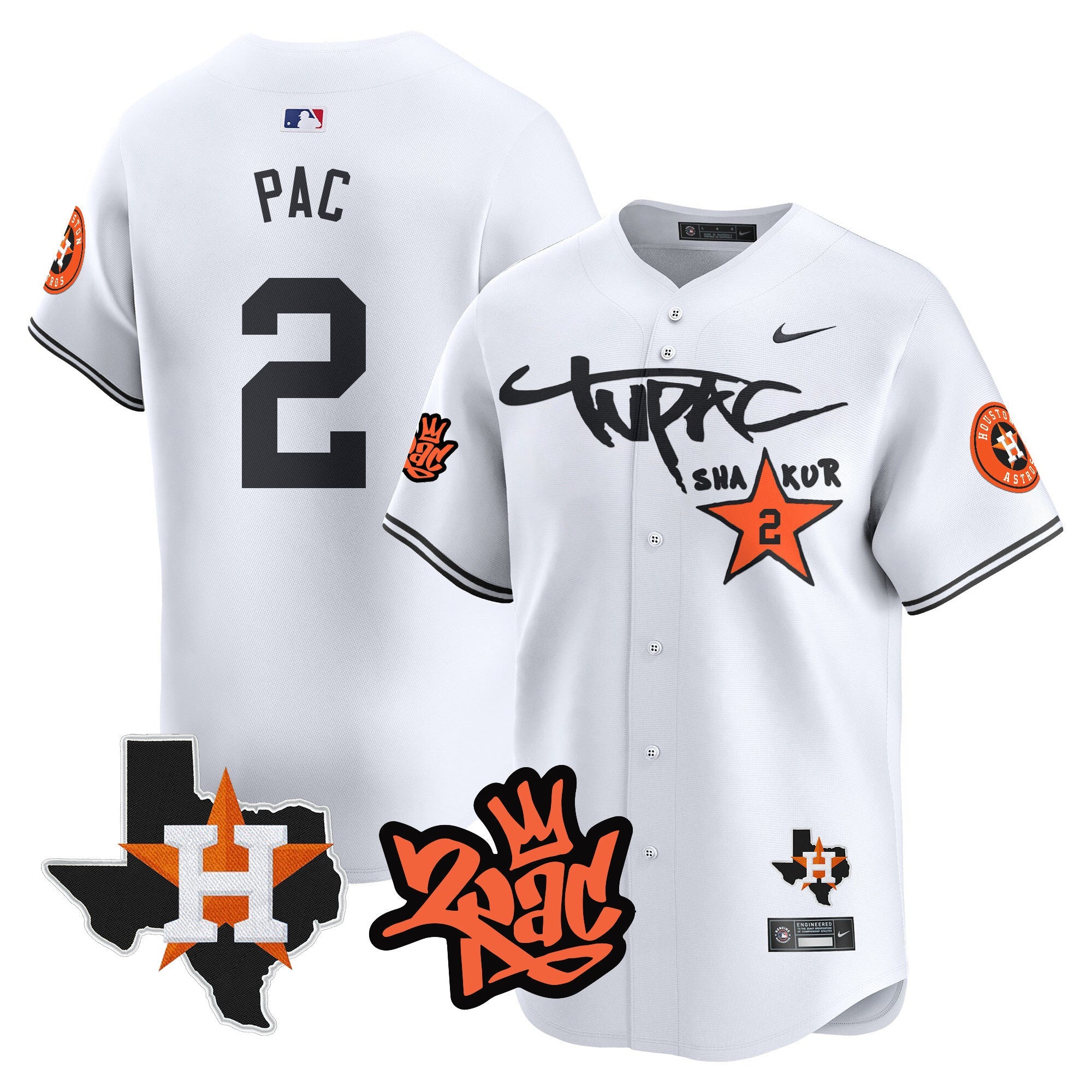 Men’s Tupac Shakur Vapor Premier Limited Jersey
