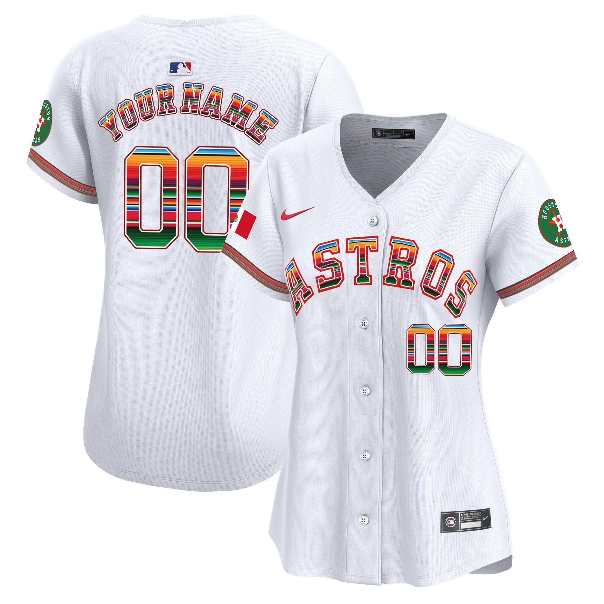 Houston Mexico Vapor Premier Limited Custom Jersey