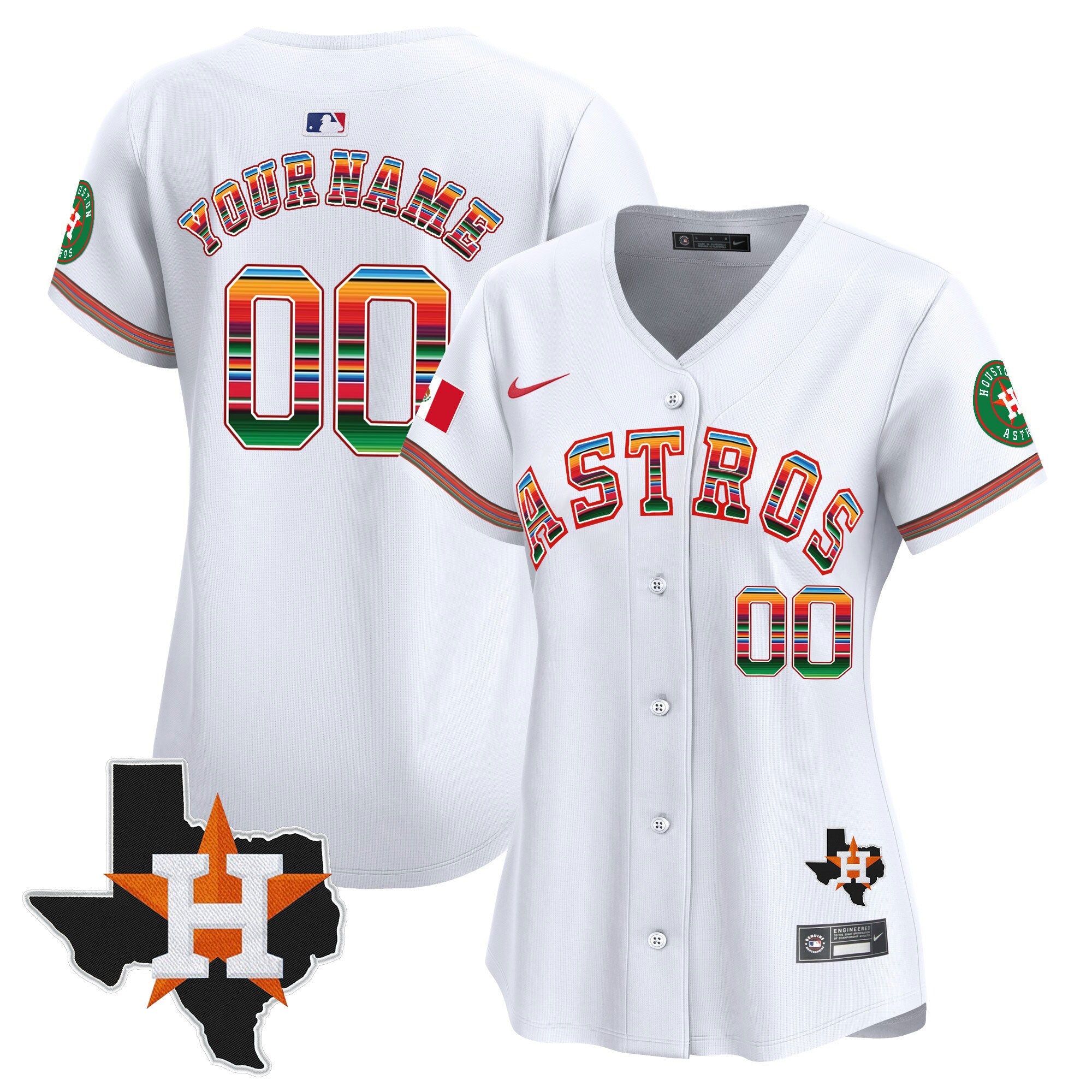 Mexico Texas Patch Vapor Premier Limited Custom Jersey