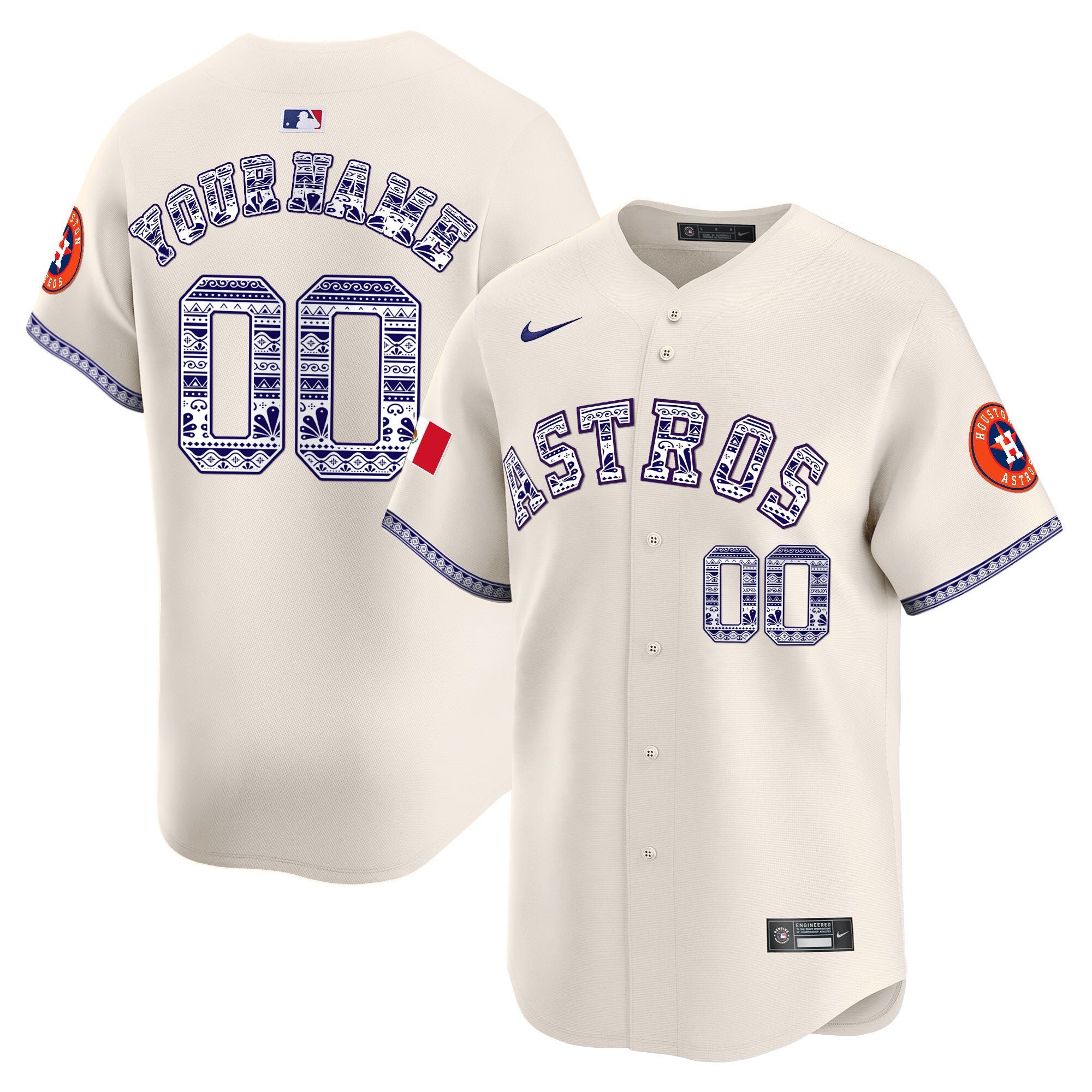 Houston Mexico Vapor Premier Limited Custom Jersey V2