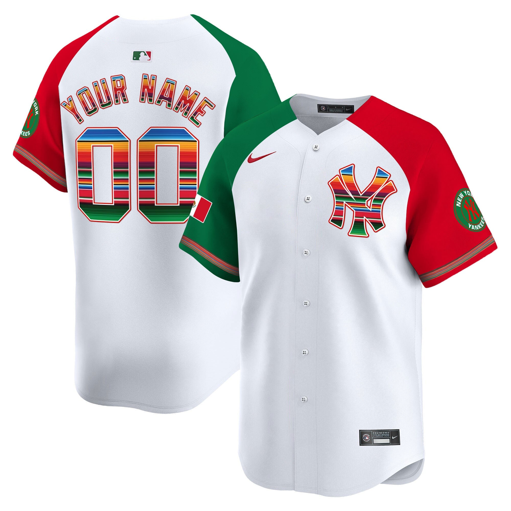 New York Mexico Vapor Premier Limited Custom Jersey