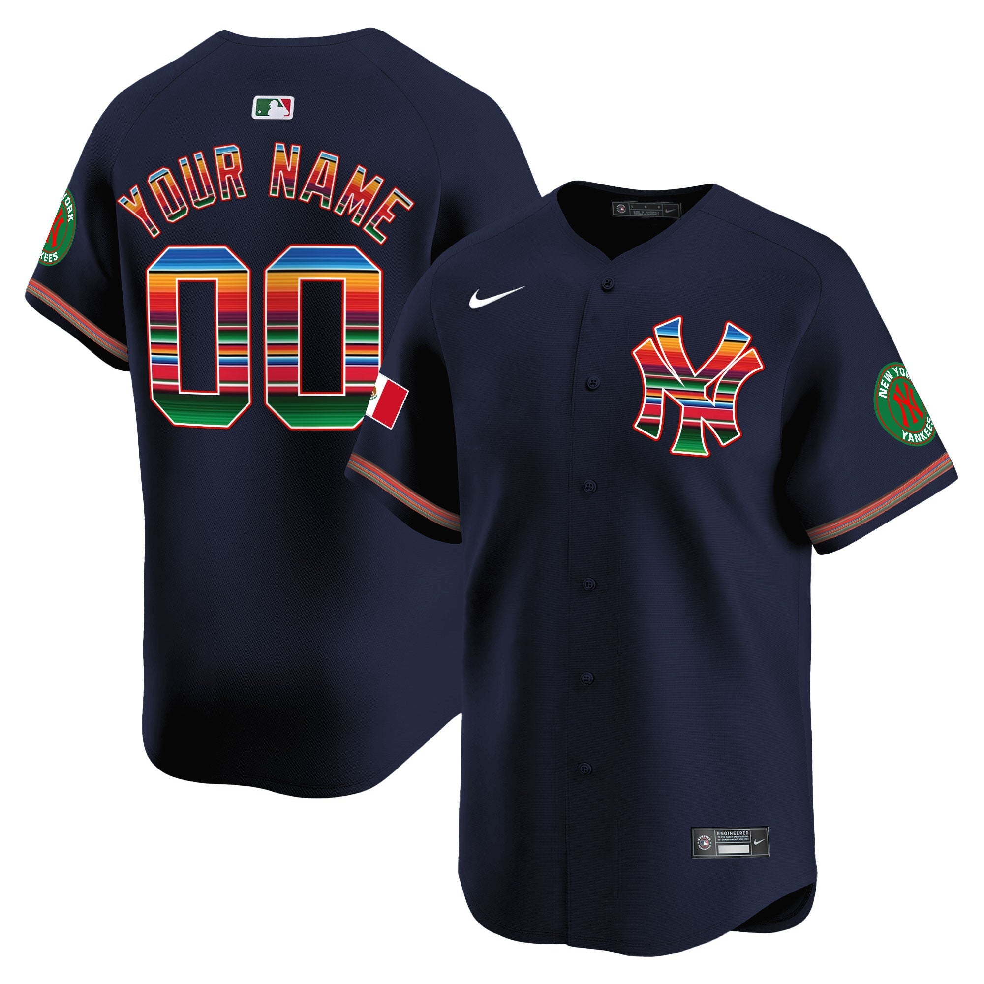 New York Mexico Vapor Premier Limited Custom Jersey
