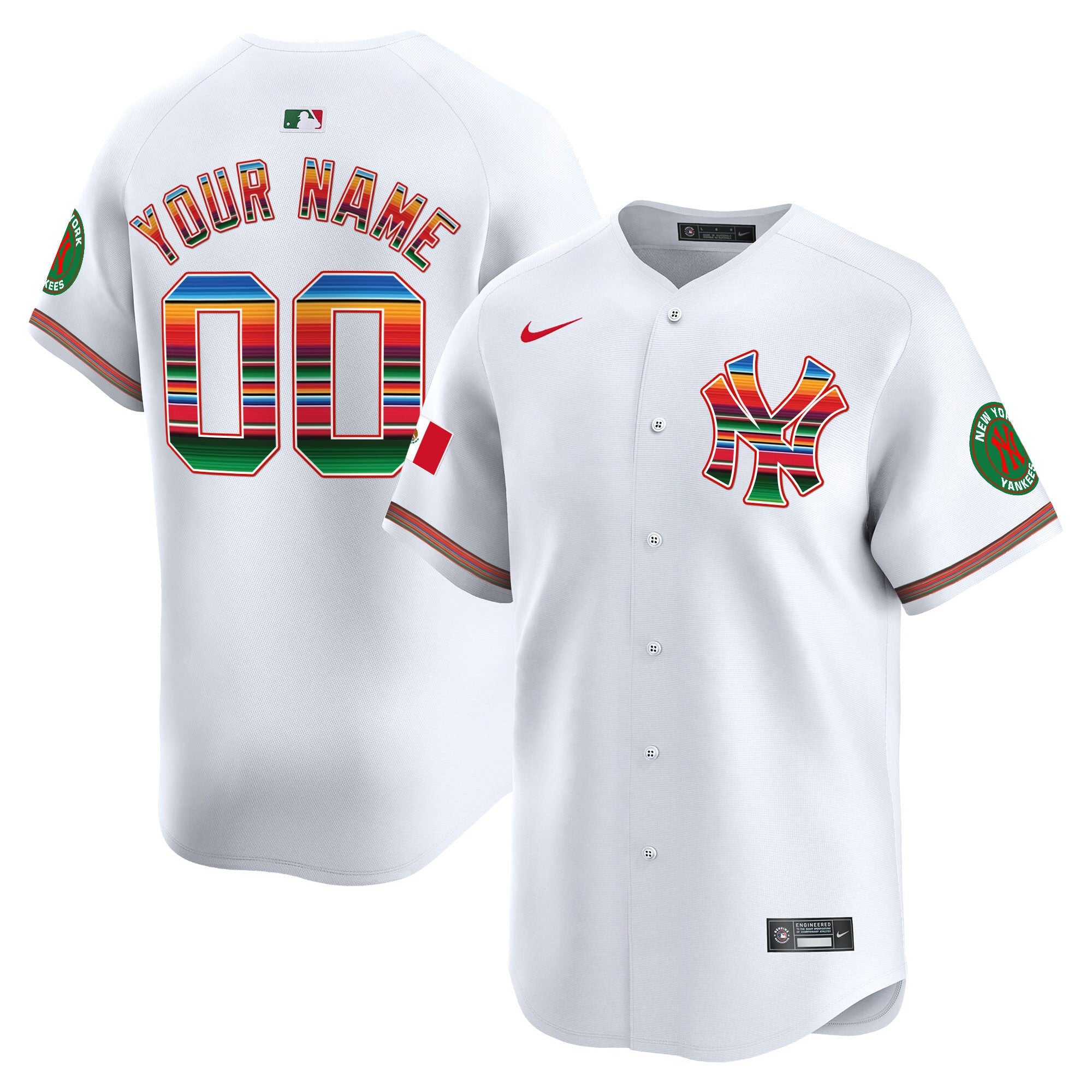 New York Mexico Vapor Premier Limited Custom Jersey