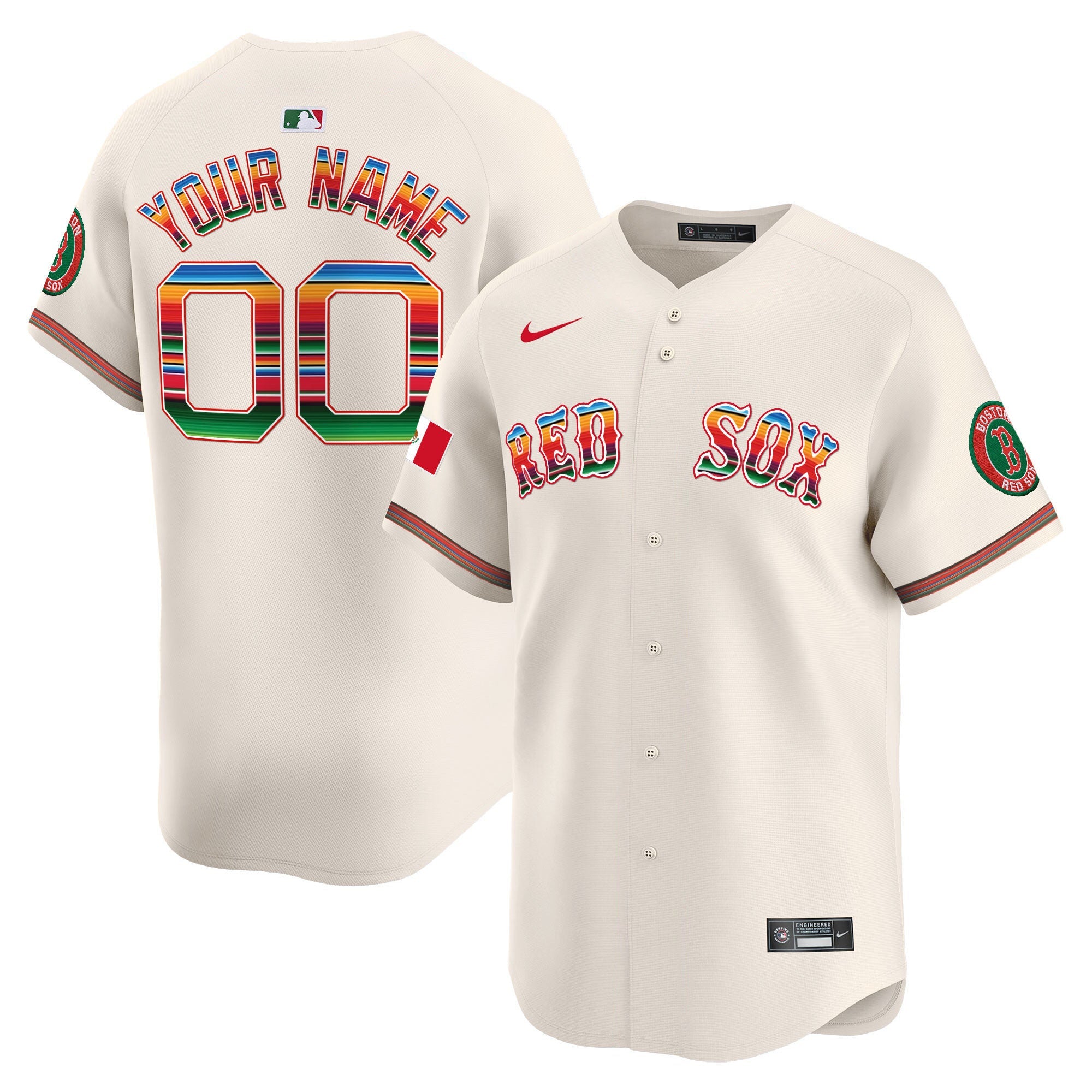 Boston Mexico Vapor Premier Limited Custom Jersey