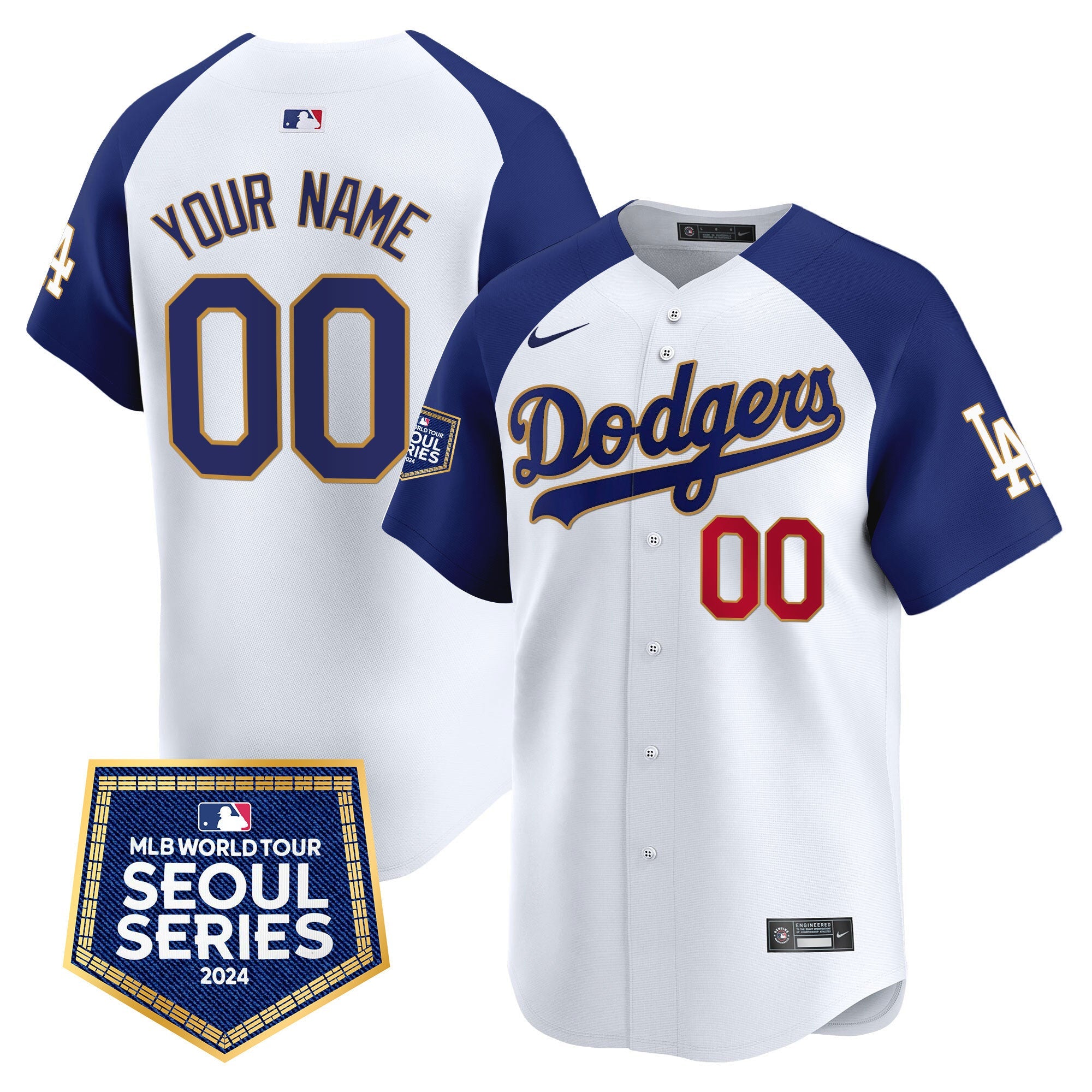 2024 World Tour Seoul Series Patch Vapor Premier Limited Custom Jersey