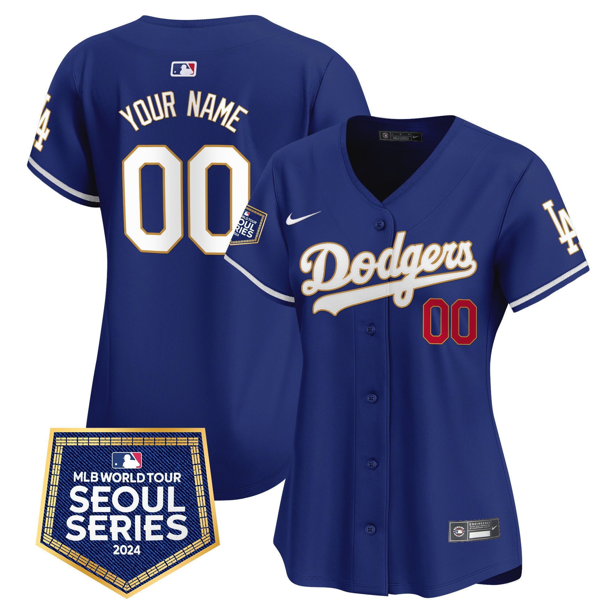 2024 World Tour Seoul Series Patch Vapor Premier Limited Custom Jersey