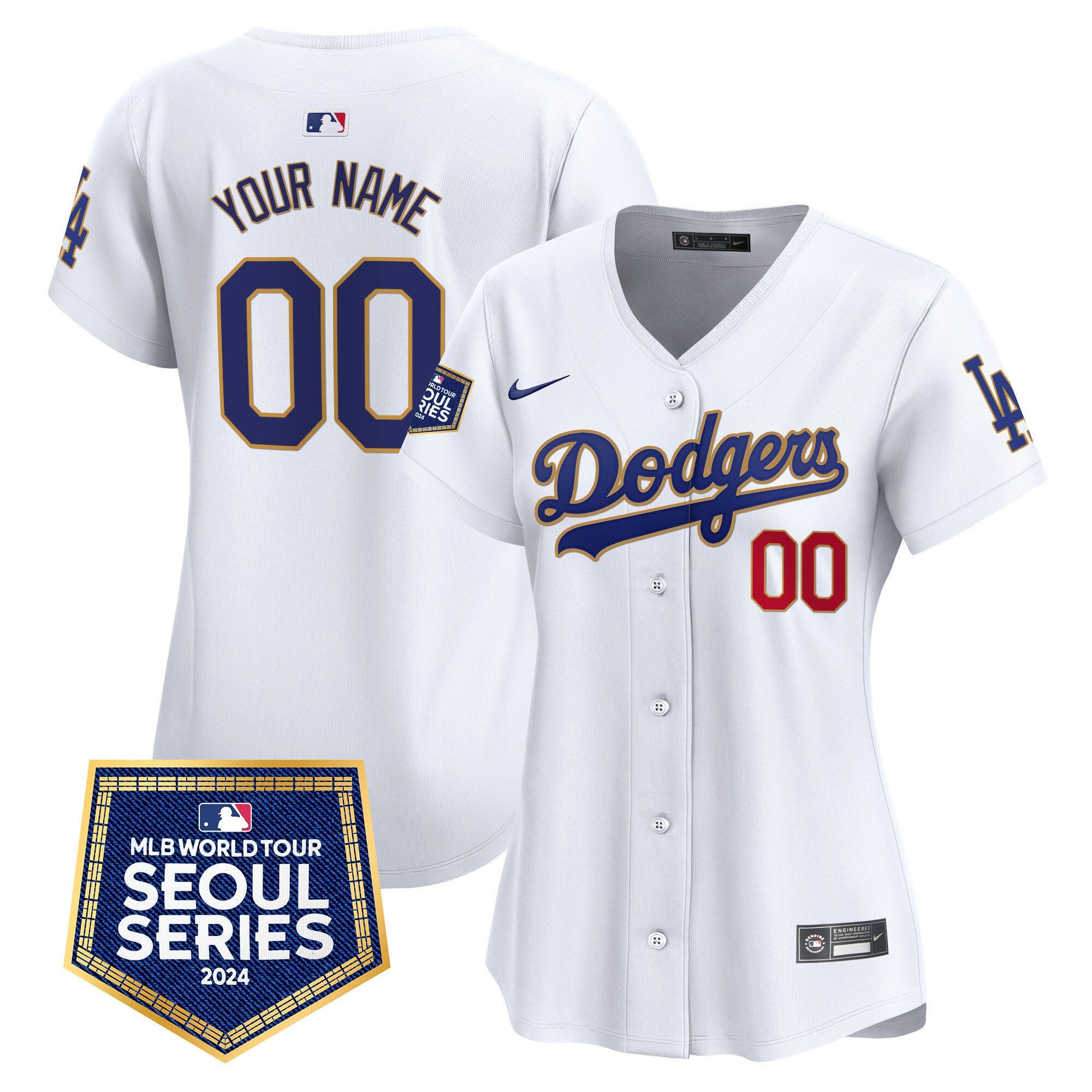 2024 World Tour Seoul Series Patch Vapor Premier Limited Custom Jersey