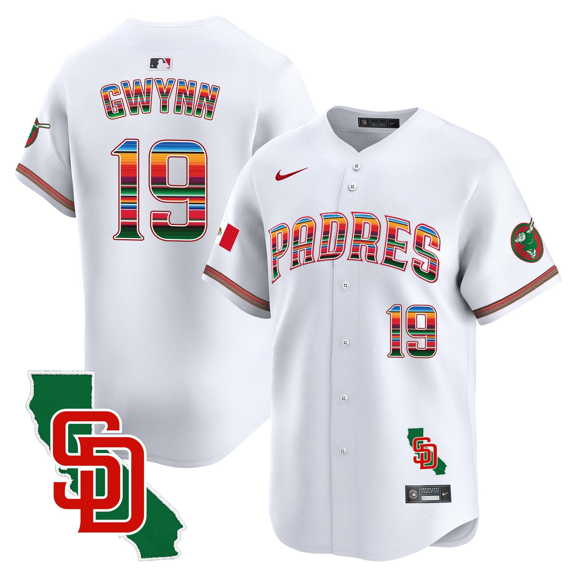 Men’s Mexico California Patch Vapor Premier Limited Jersey