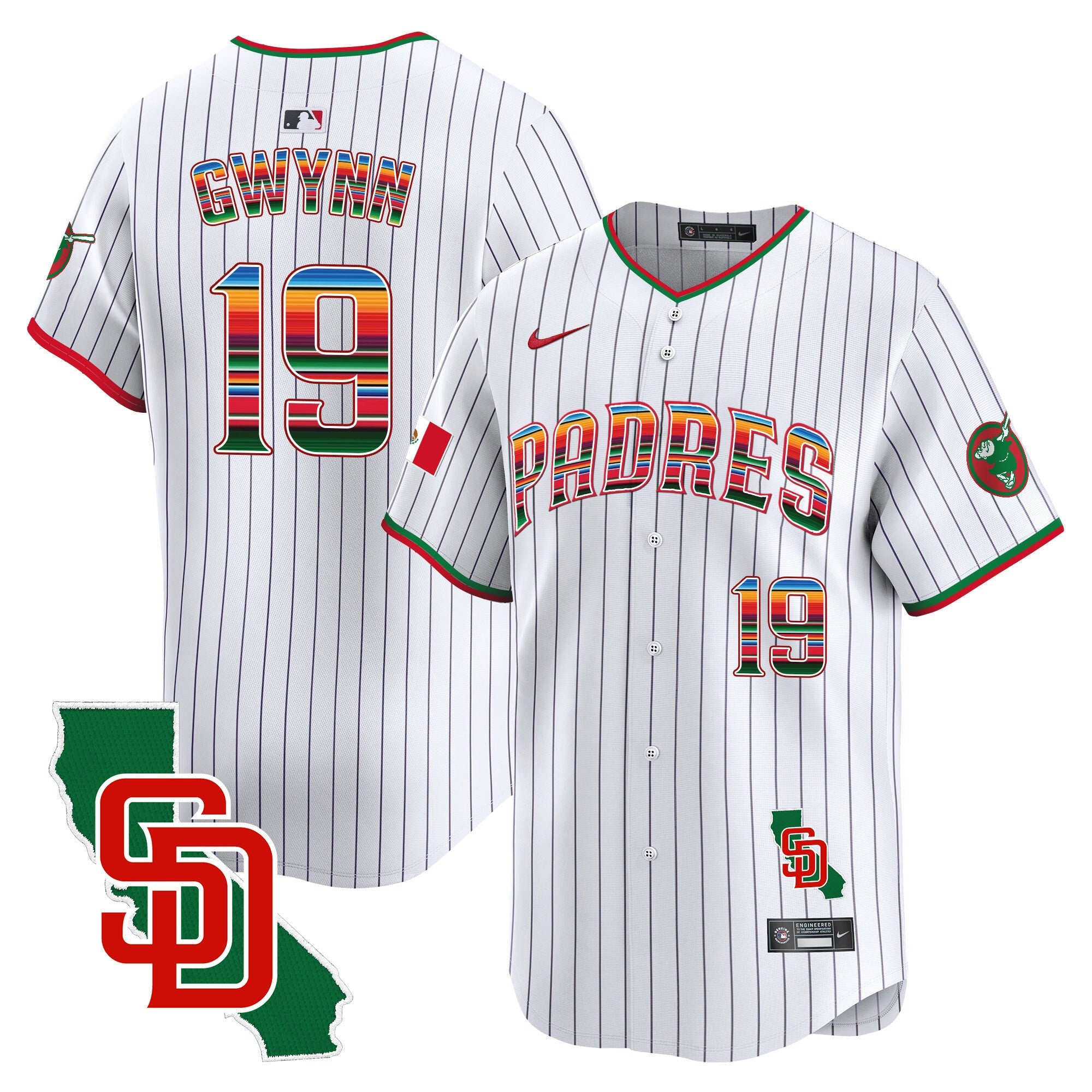Men’s Mexico California Patch Vapor Premier Limited Jersey