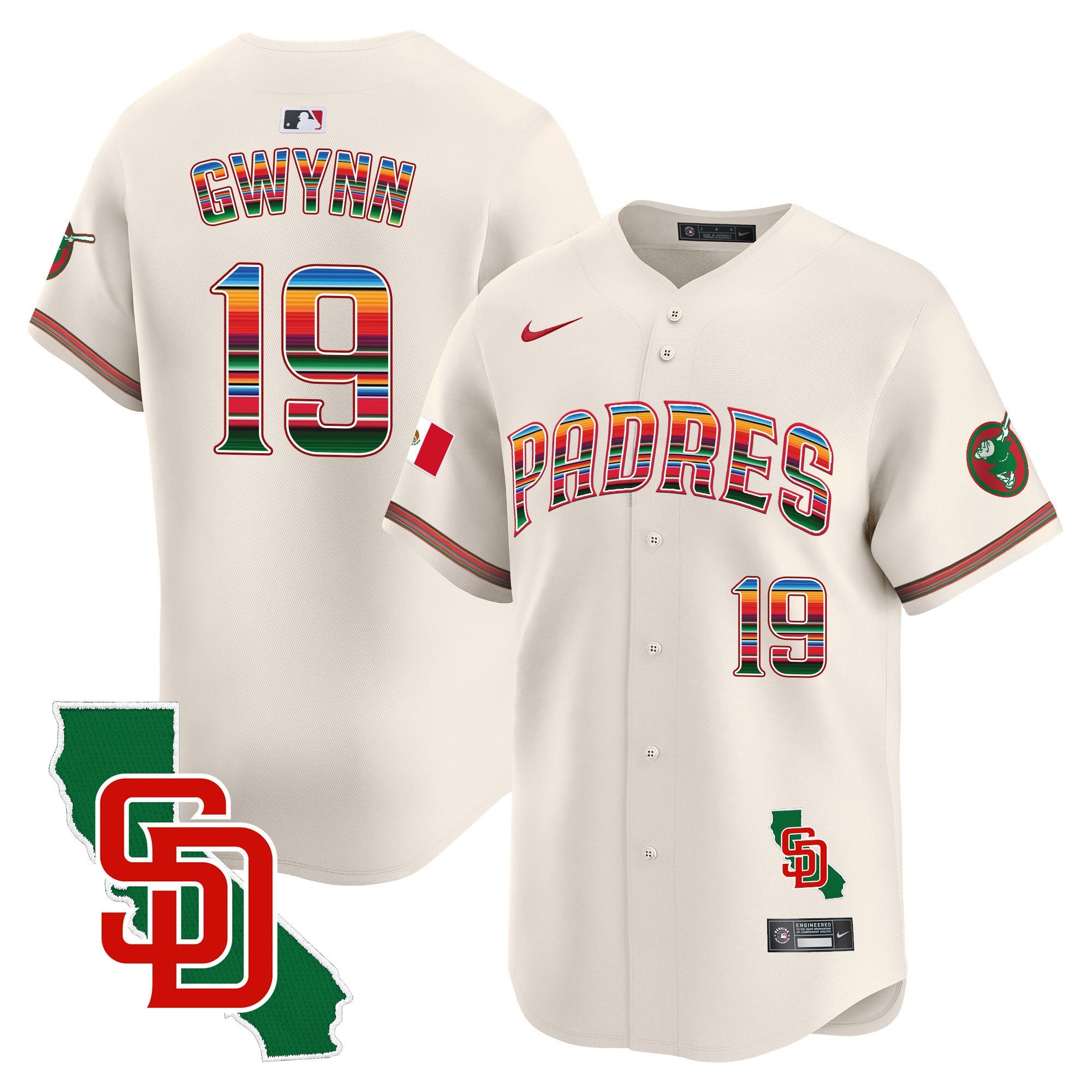 Men’s Mexico California Patch Vapor Premier Limited Jersey