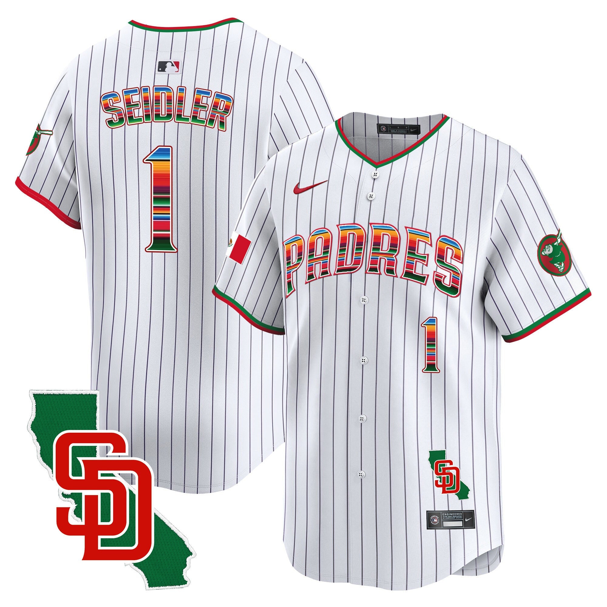 Men’s Mexico California Patch Vapor Premier Limited Jersey