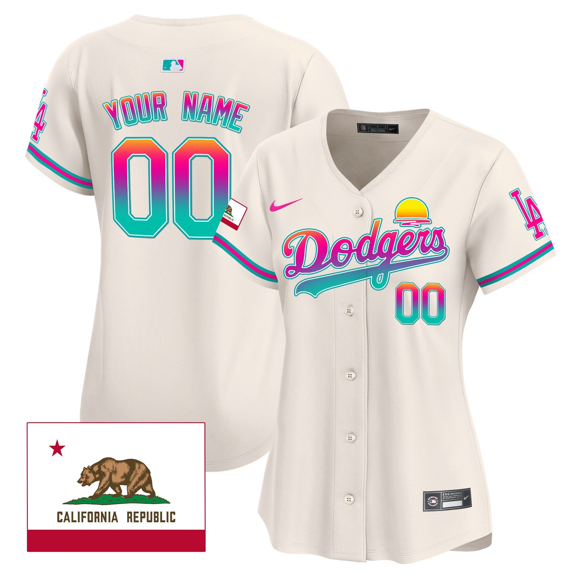 2024 Los Angeles City Style Vapor Premier Limited Custom Jersey