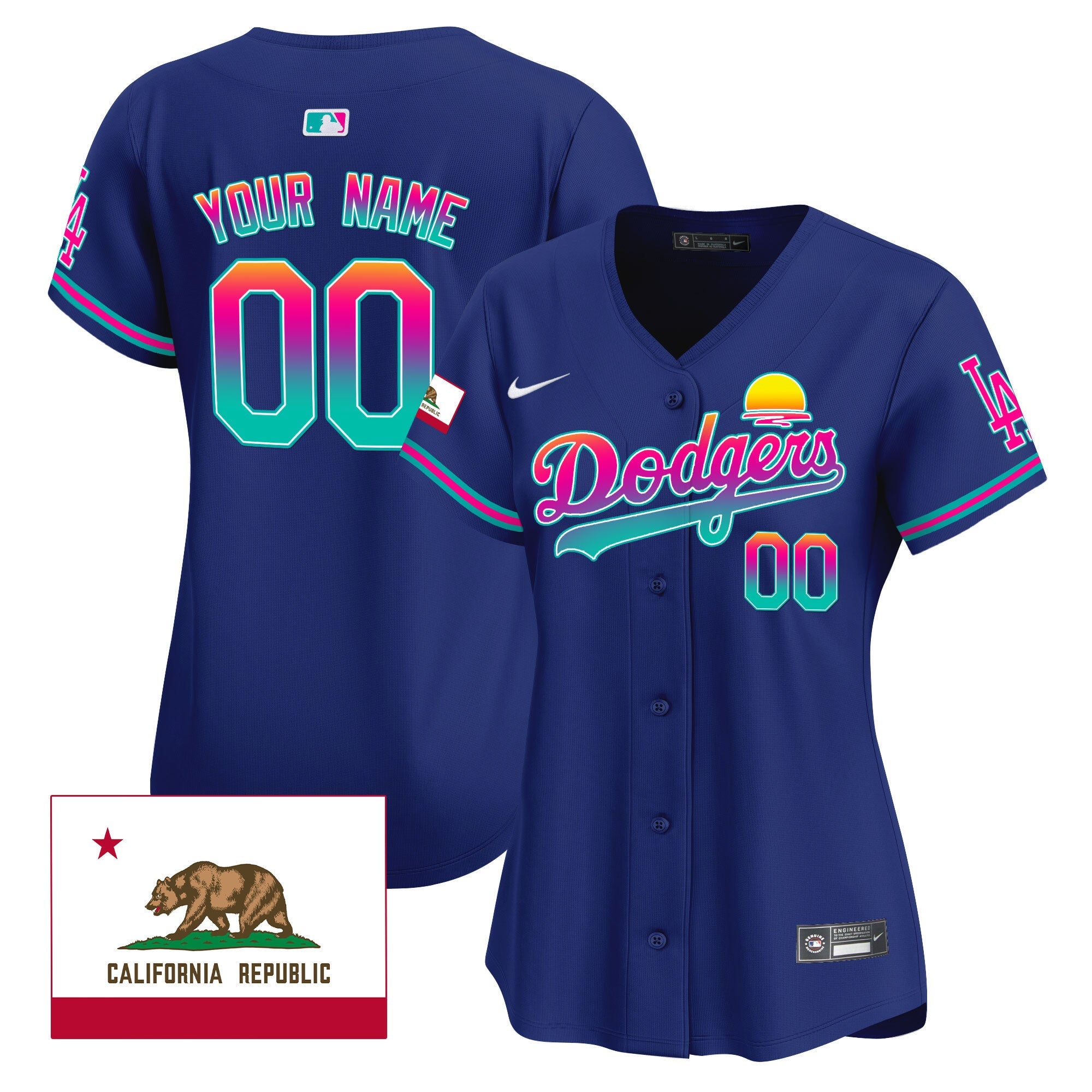2024 Los Angeles City Style Vapor Premier Limited Custom Jersey