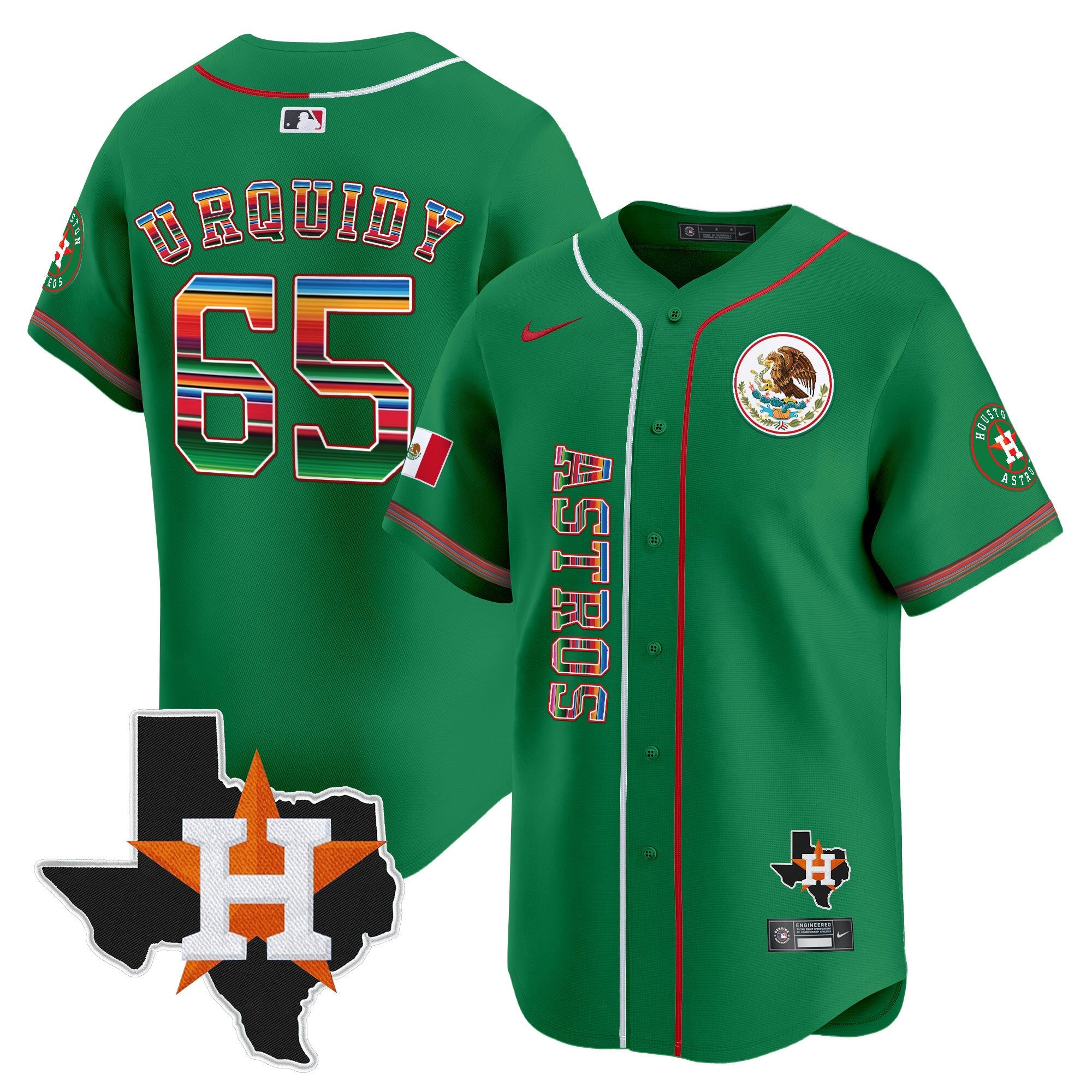 Men’s Houston Mexico Vapor Premier Limited Jersey V4