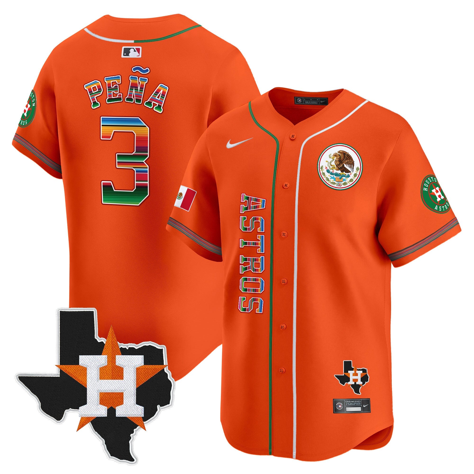 Men’s Houston Mexico Vapor Premier Limited Jersey V4