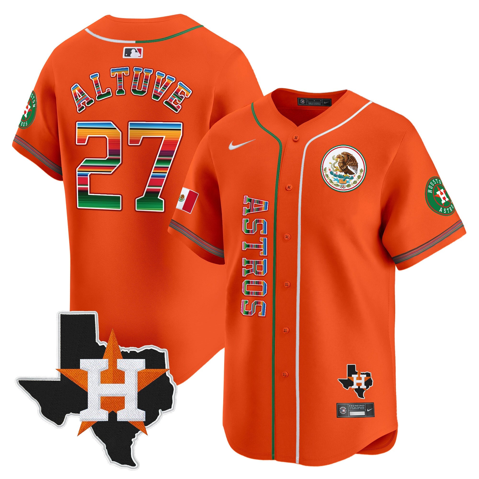 Men’s Houston Mexico Vapor Premier Limited Jersey V4