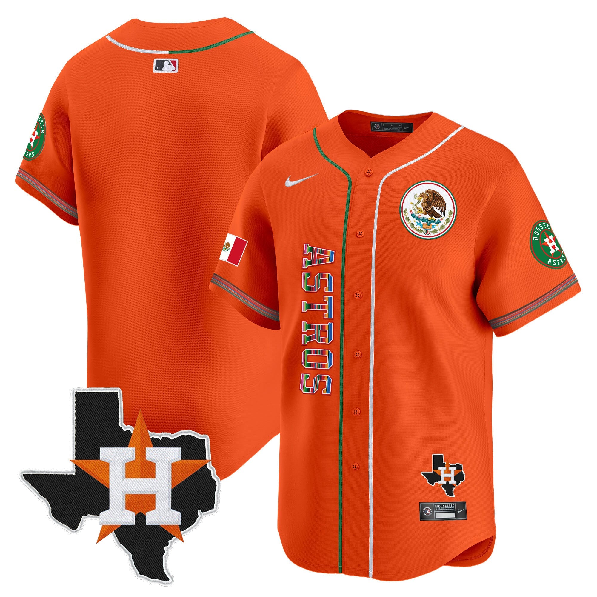 Men’s Houston Mexico Vapor Premier Limited Jersey V4