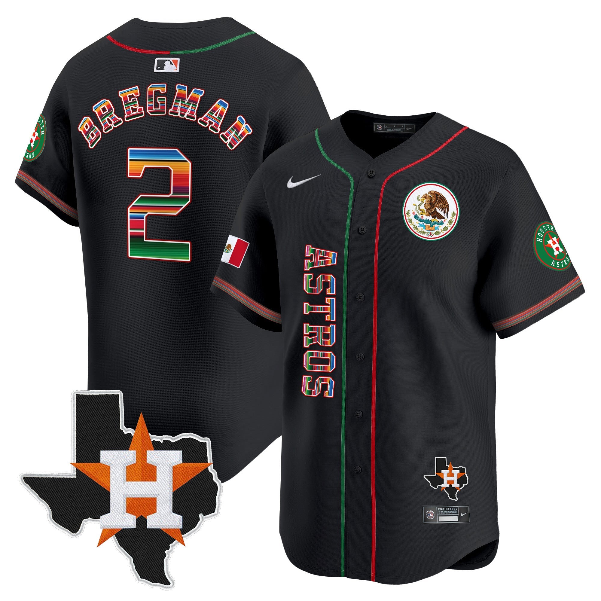 Men’s Houston Mexico Vapor Premier Limited Jersey V4