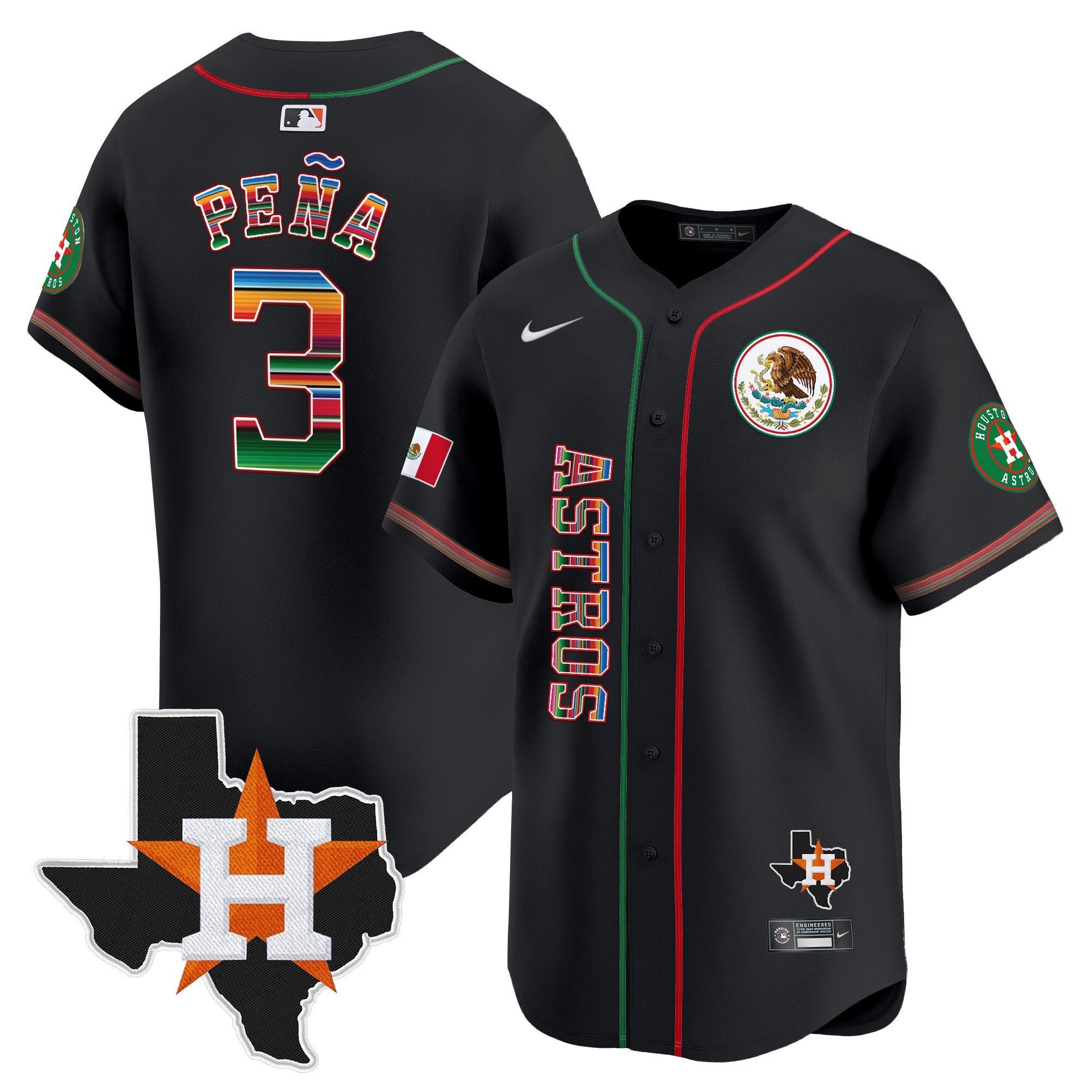 Men’s Houston Mexico Vapor Premier Limited Jersey V4