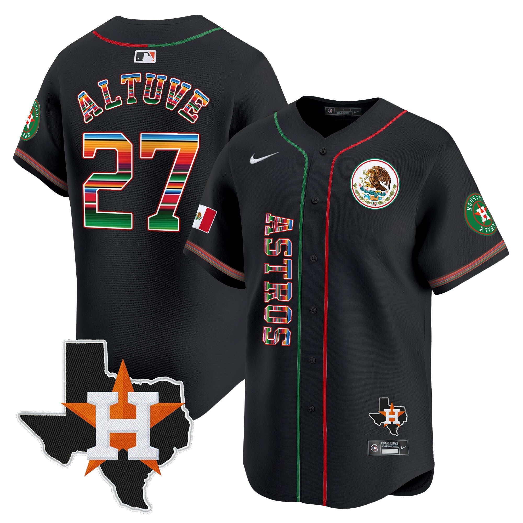 Men’s Houston Mexico Vapor Premier Limited Jersey V4