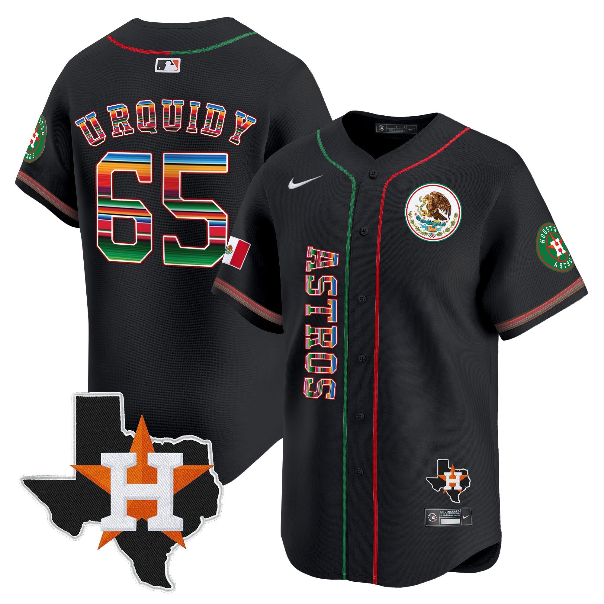 Men’s Houston Mexico Vapor Premier Limited Jersey V4