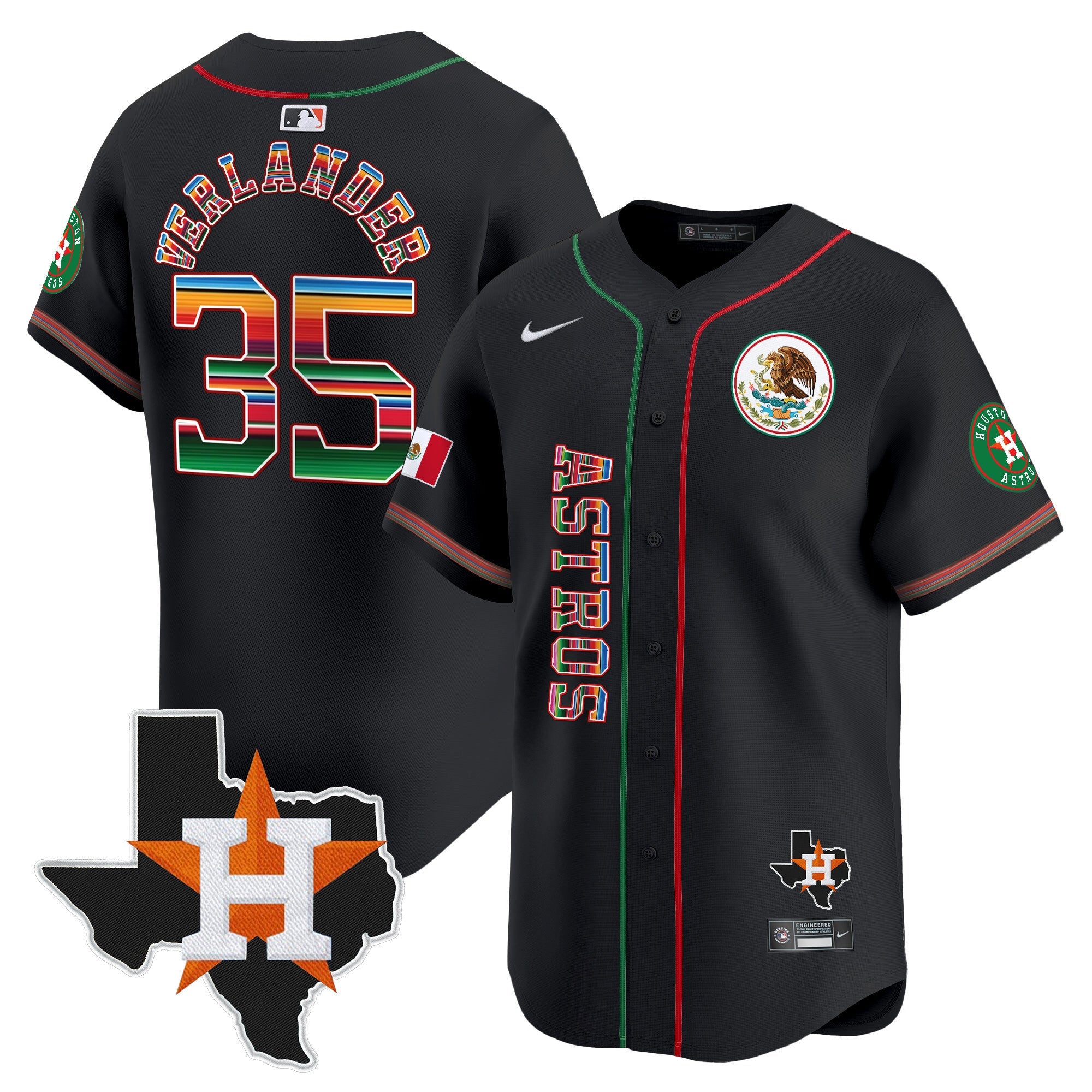Men’s Houston Mexico Vapor Premier Limited Jersey V4