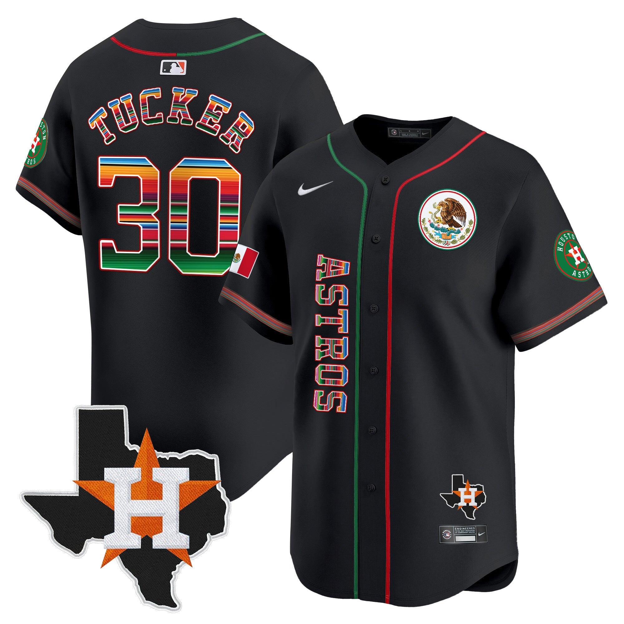 Men’s Houston Mexico Vapor Premier Limited Jersey V4