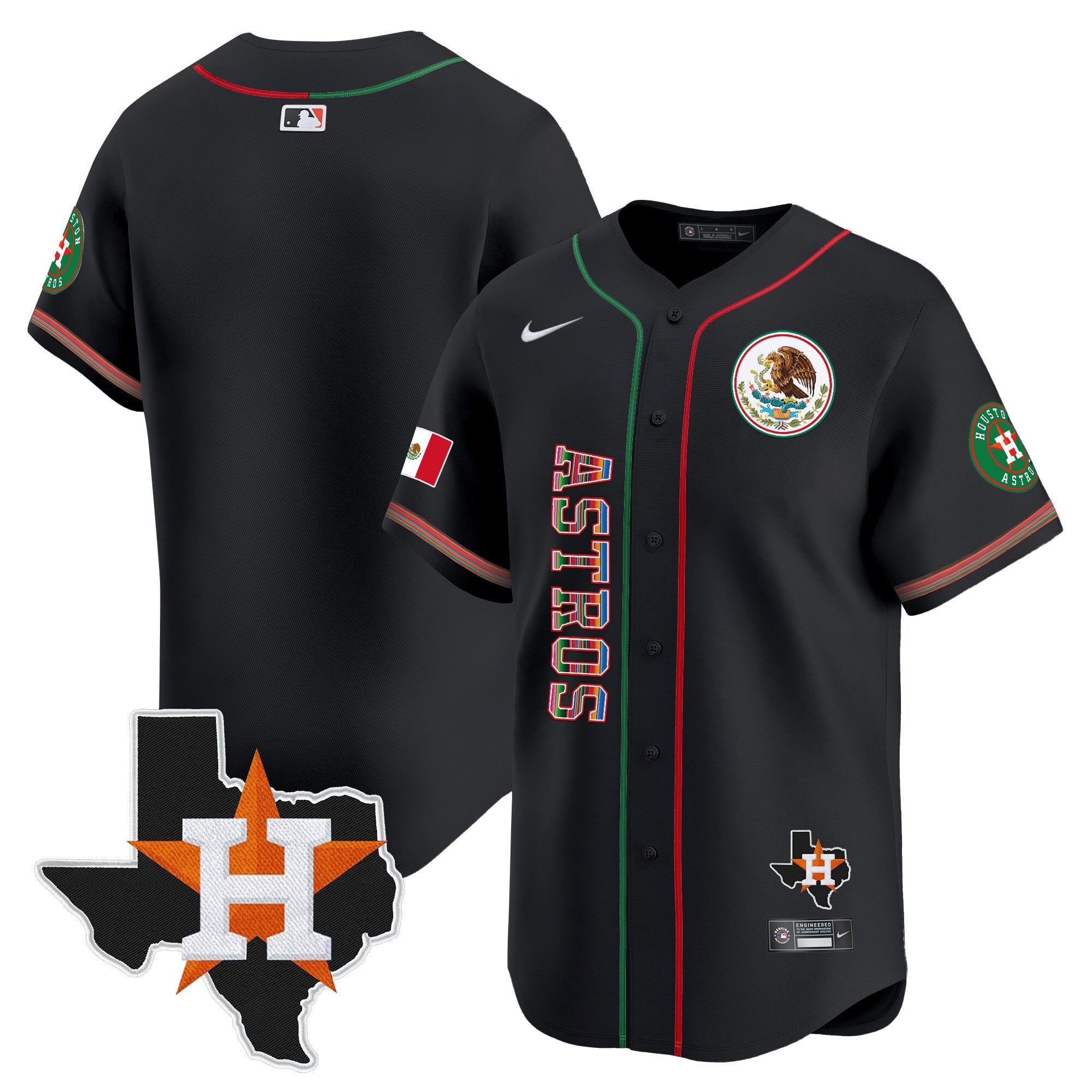 Men’s Houston Mexico Vapor Premier Limited Jersey V4