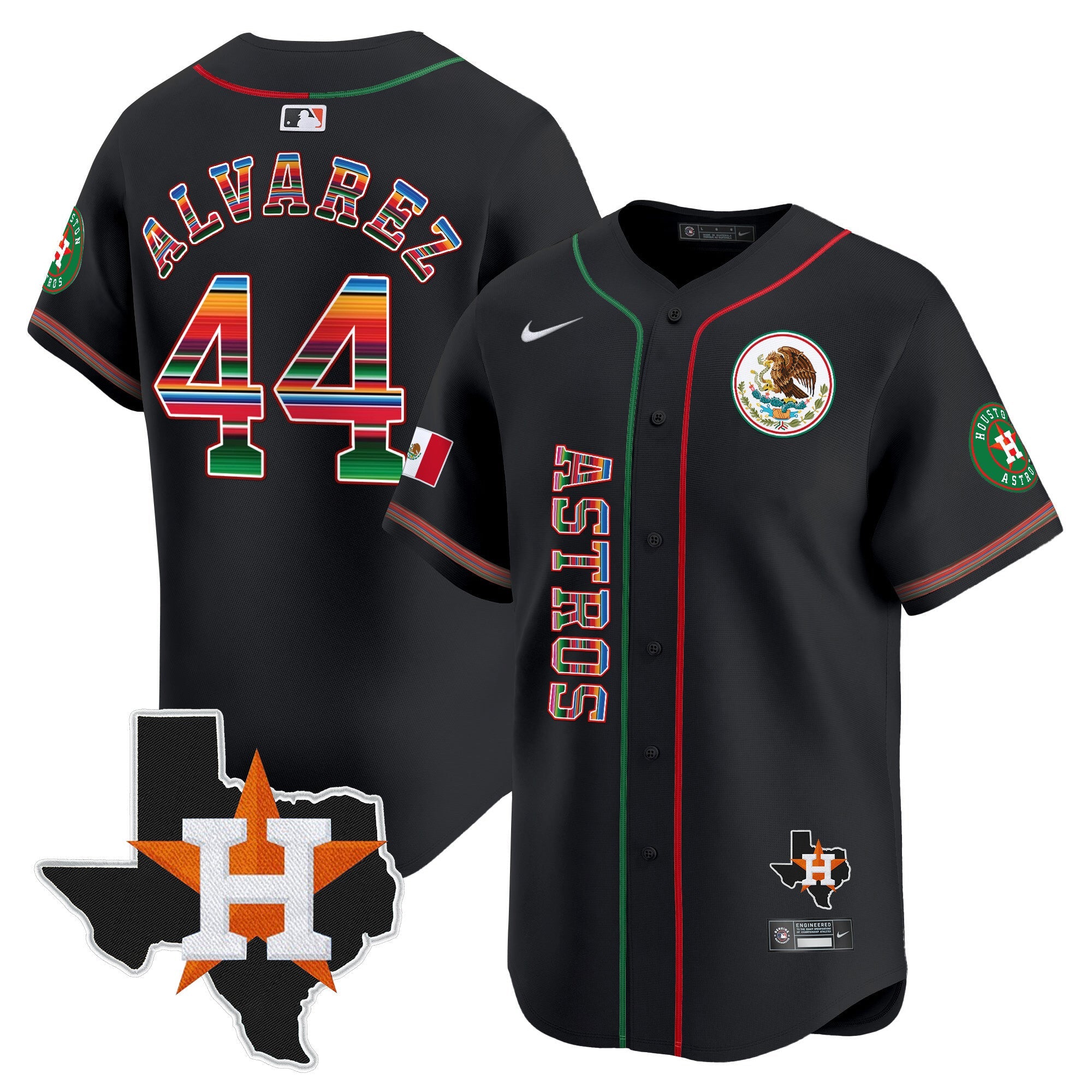 Men’s Houston Mexico Vapor Premier Limited Jersey V4