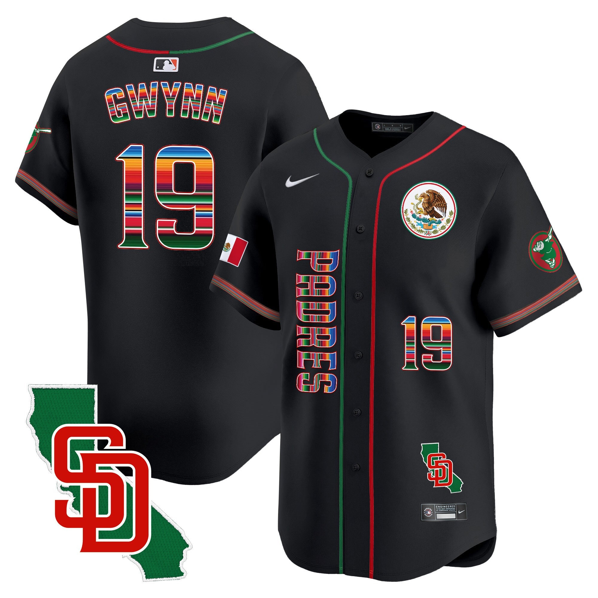 Men’s Mexico California Patch Vapor Premier Limited Jersey V2