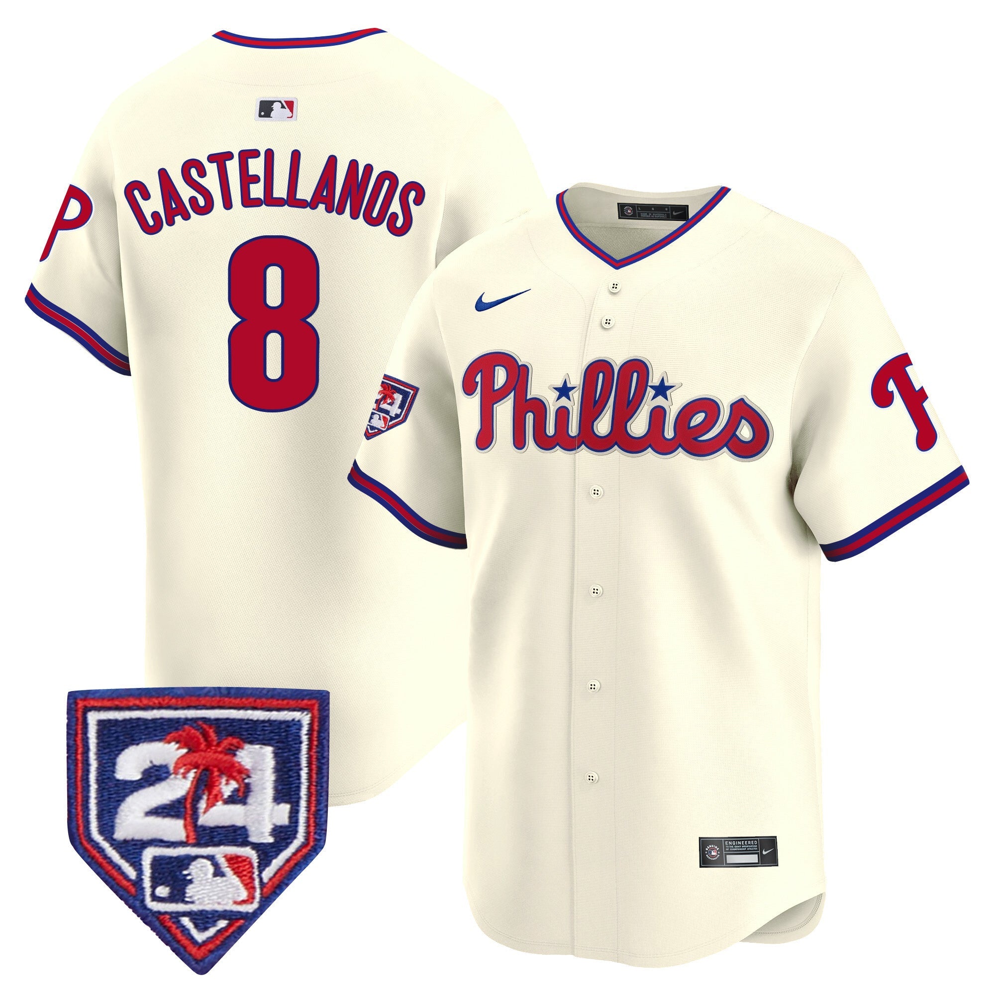 Men’s 2024 Spring Training Patch Vapor Premier Limited Jersey
