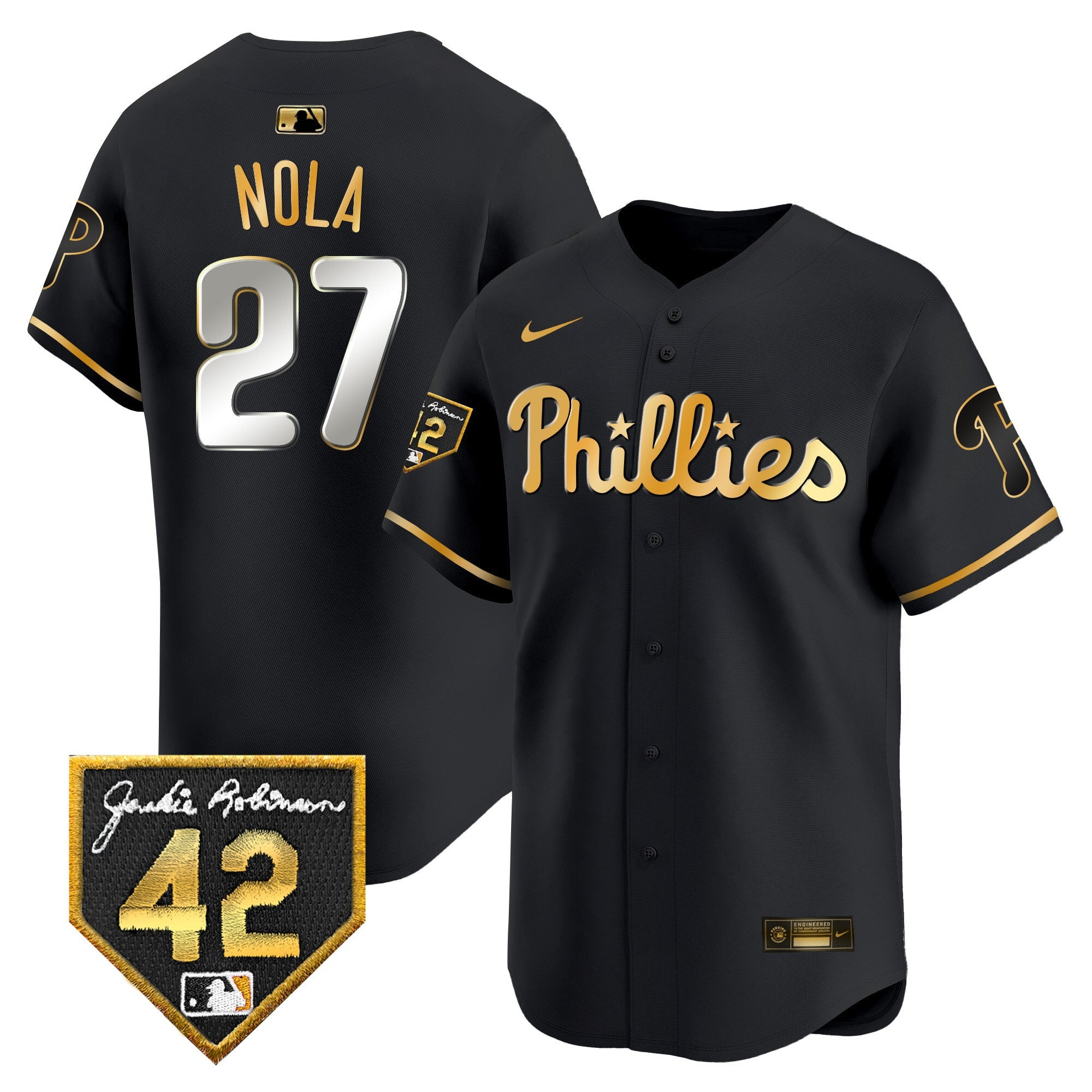 Men’s 2024 Jackie Robinson Patch Vapor Premier Limited Jersey