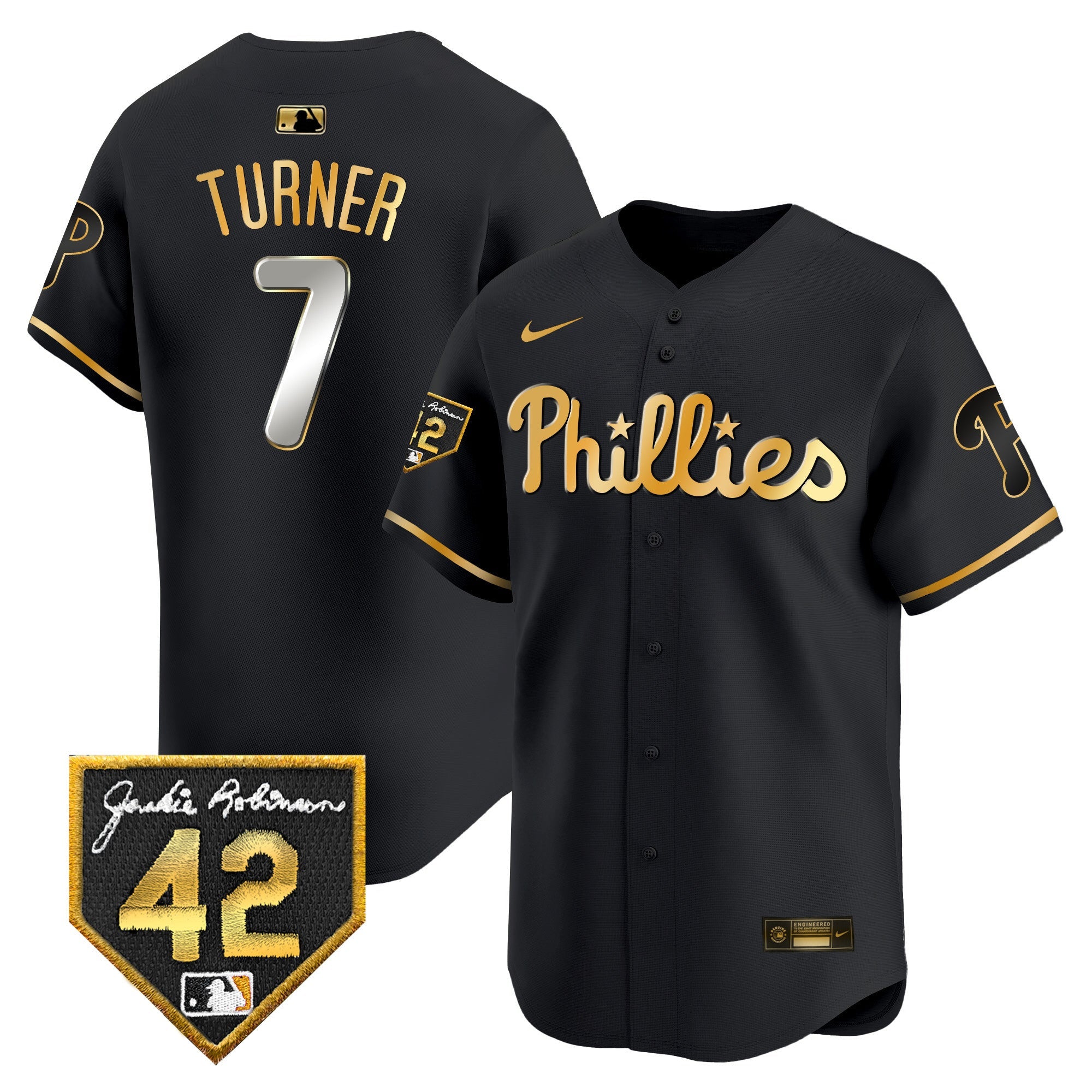 Men’s 2024 Jackie Robinson Patch Vapor Premier Limited Jersey
