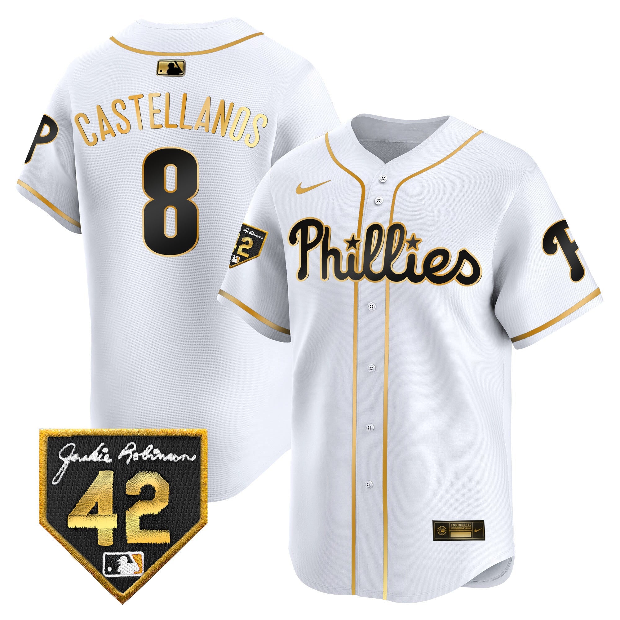 Men’s 2024 Jackie Robinson Patch Vapor Premier Limited Jersey
