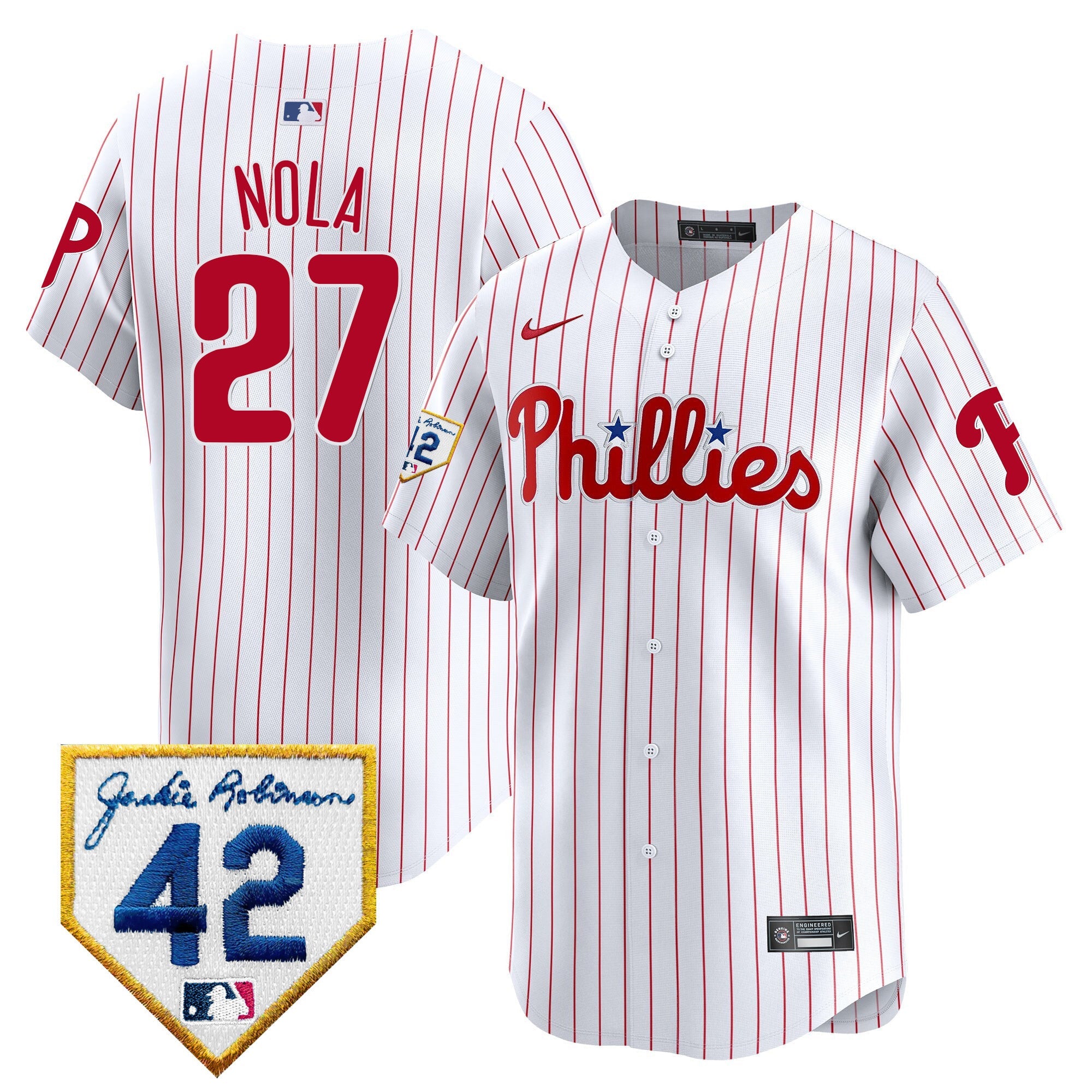 Men’s 2024 Jackie Robinson Patch Vapor Premier Limited Jersey