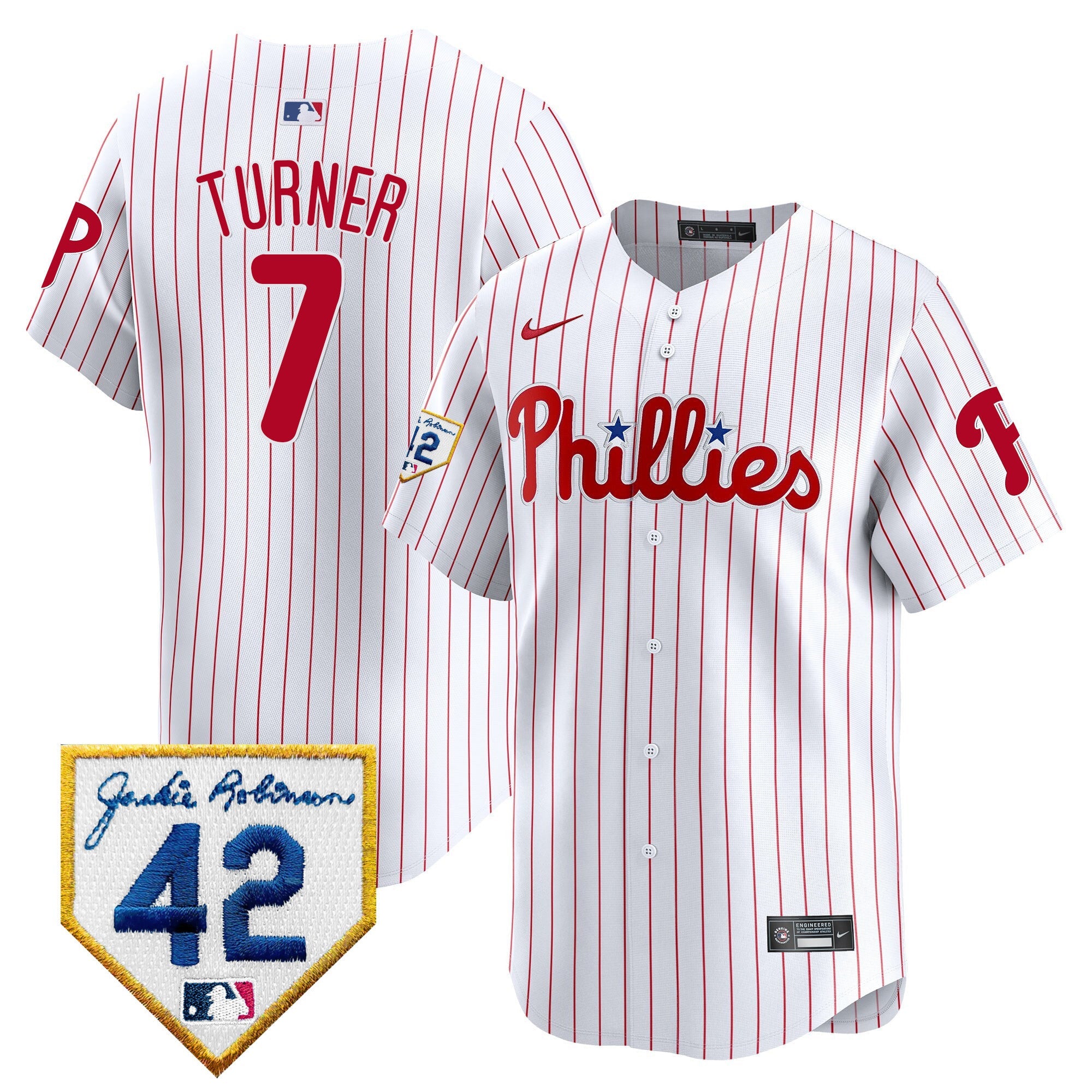 Men’s 2024 Jackie Robinson Patch Vapor Premier Limited Jersey