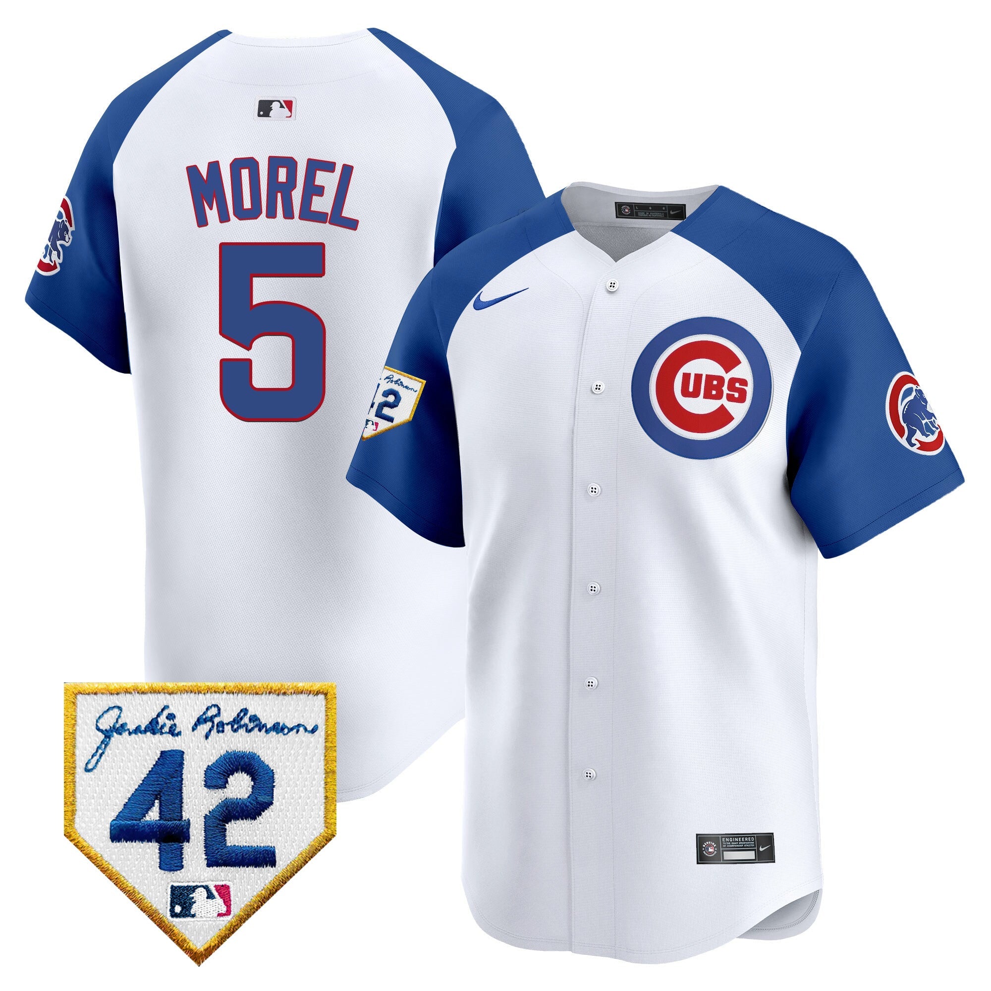 Men’s Chicago 2024 Jackie Robinson Patch Vapor Premier Limited Jersey V2