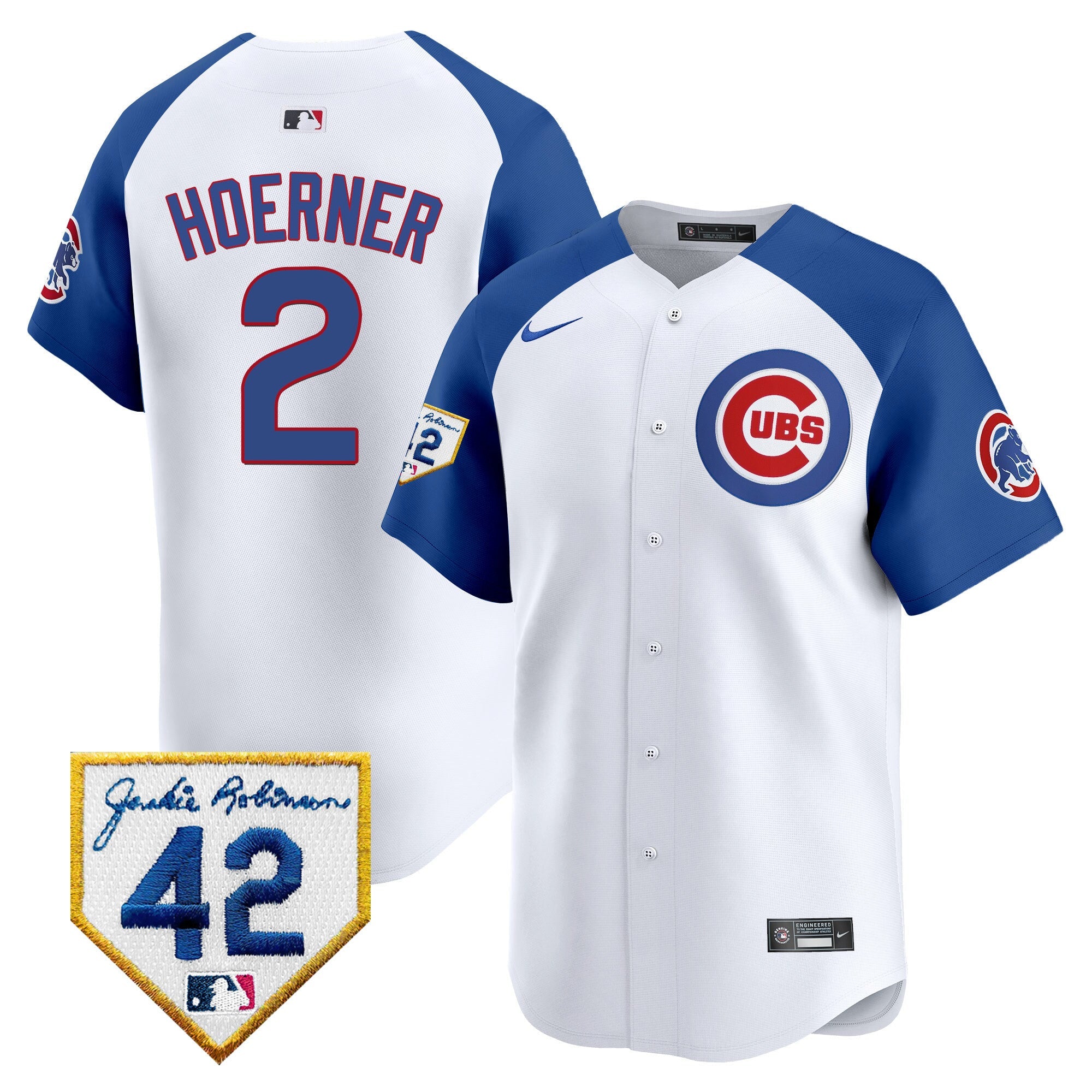Men’s Chicago 2024 Jackie Robinson Patch Vapor Premier Limited Jersey V2