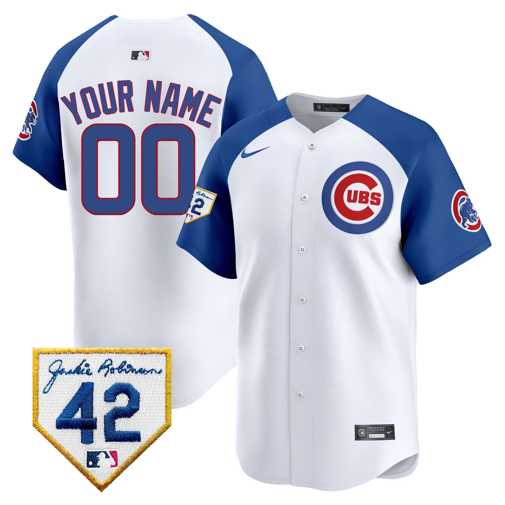 Chicago 2024 Jackie Robinson Patch Vapor Premier Limited Custom Jersey V2