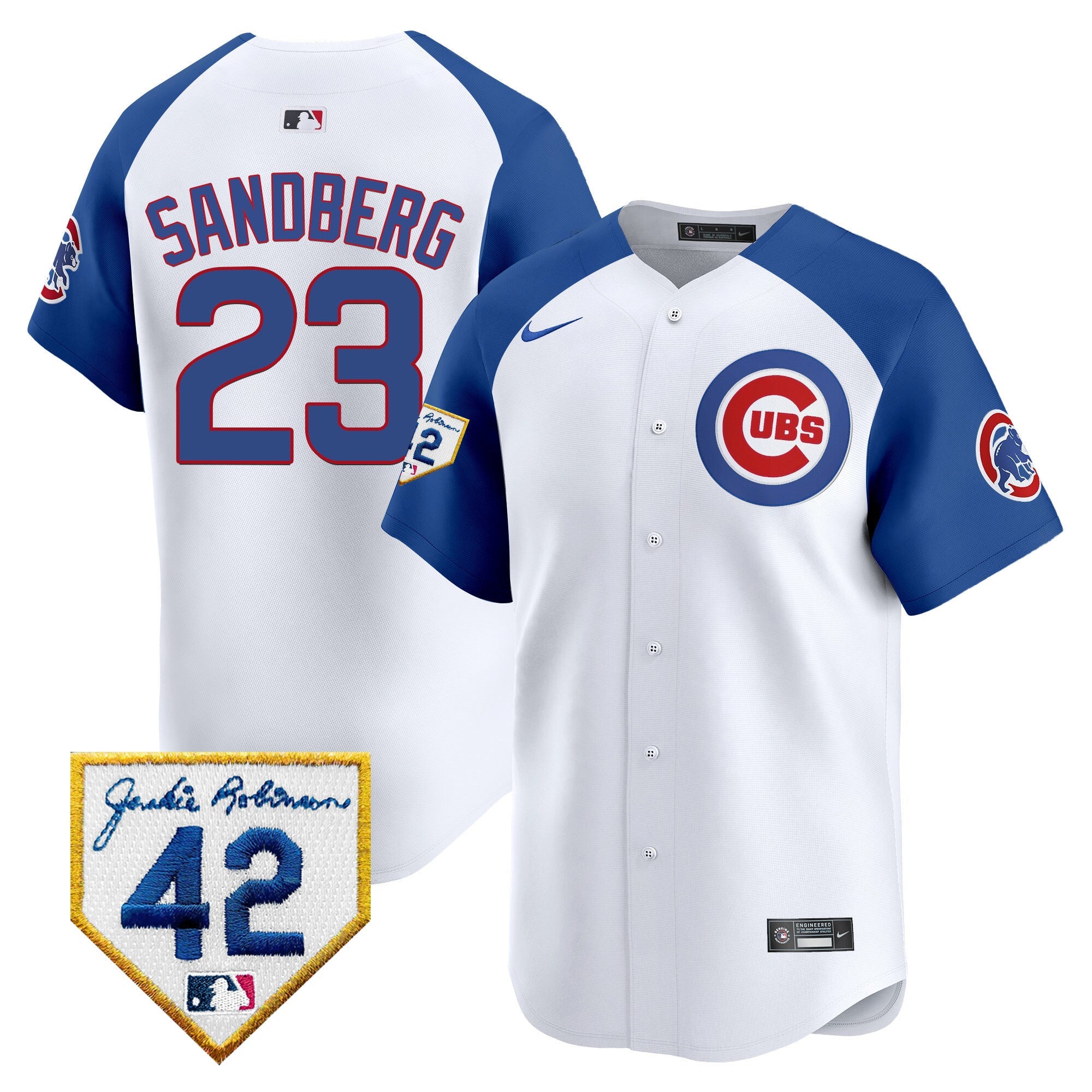 Men’s Chicago 2024 Jackie Robinson Patch Vapor Premier Limited Jersey V2