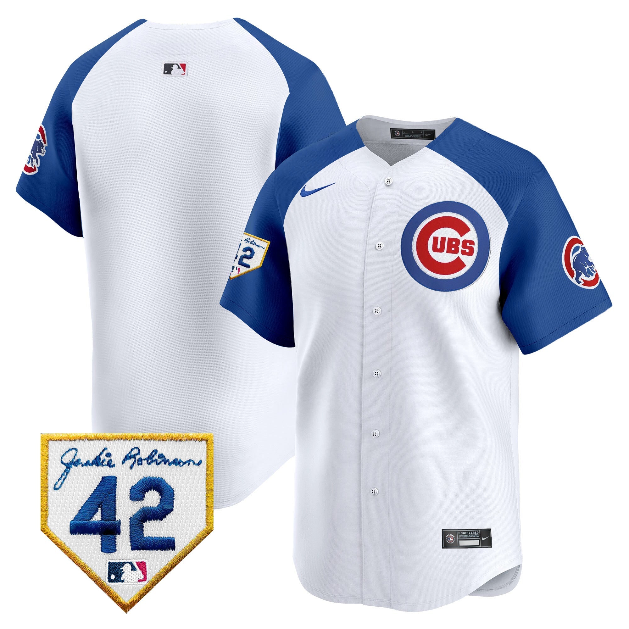 Men’s Chicago 2024 Jackie Robinson Patch Vapor Premier Limited Jersey V2