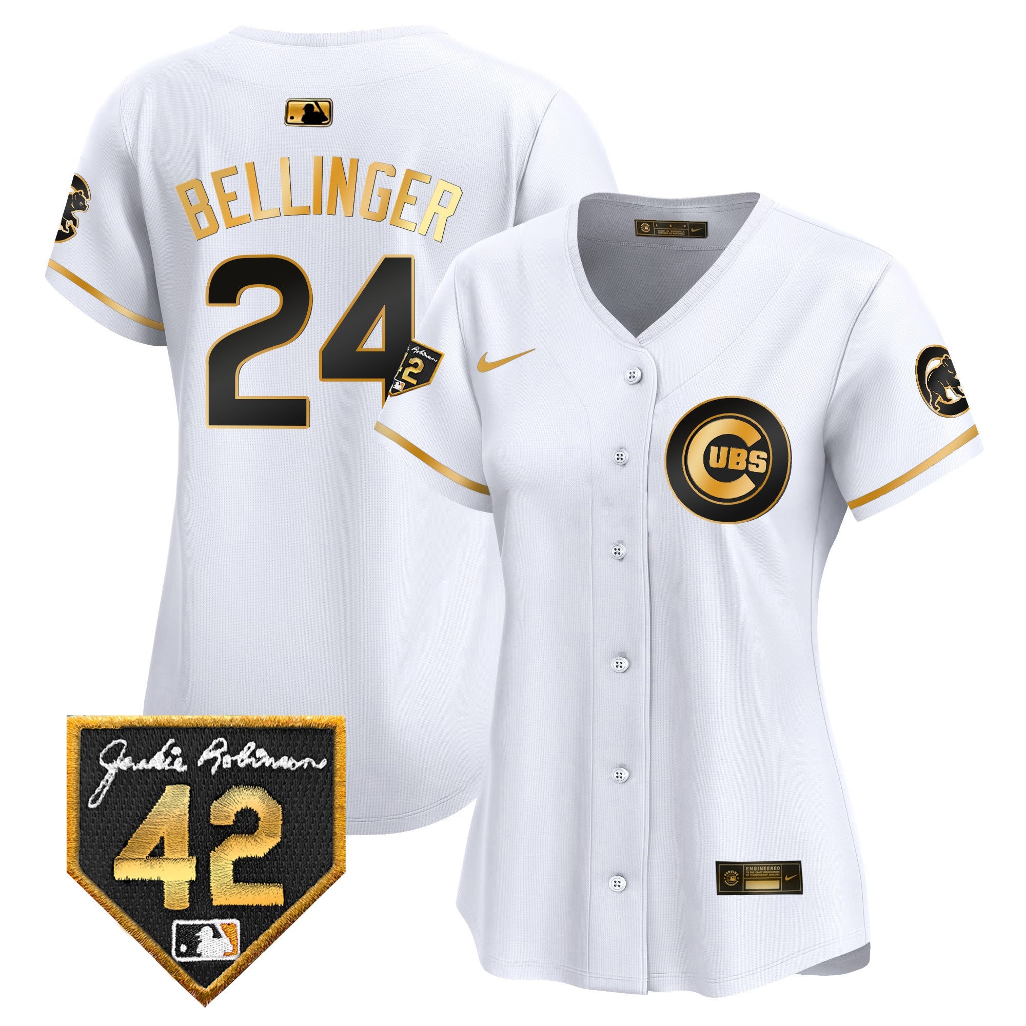 Women’s Chicago Jackie Robinson Patch Vapor Premier Limited Jersey V2