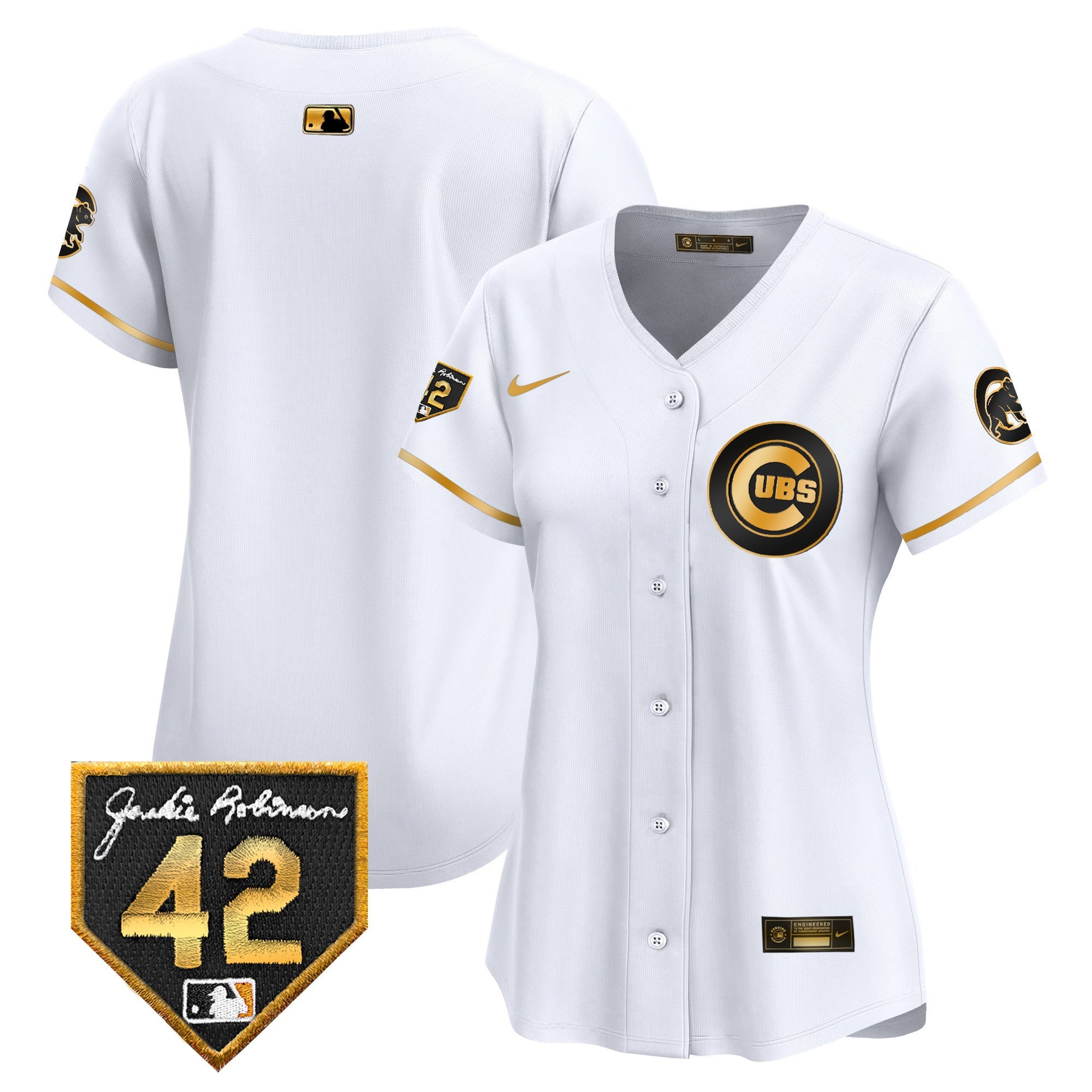 Women’s Chicago Jackie Robinson Patch Vapor Premier Limited Jersey V2