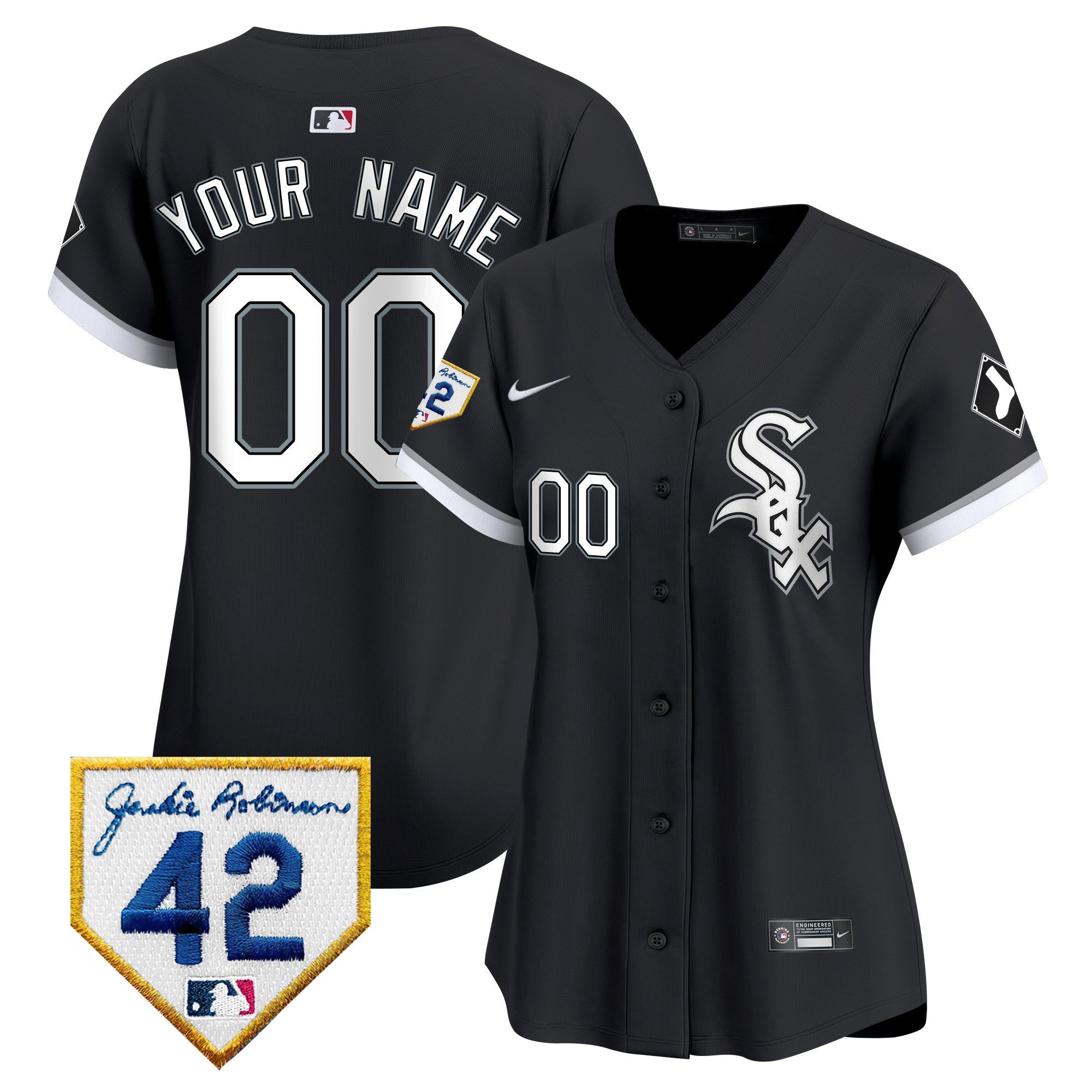 Chicago 2024 Jackie Robinson Patch Vapor Premier Limited Custom Jersey