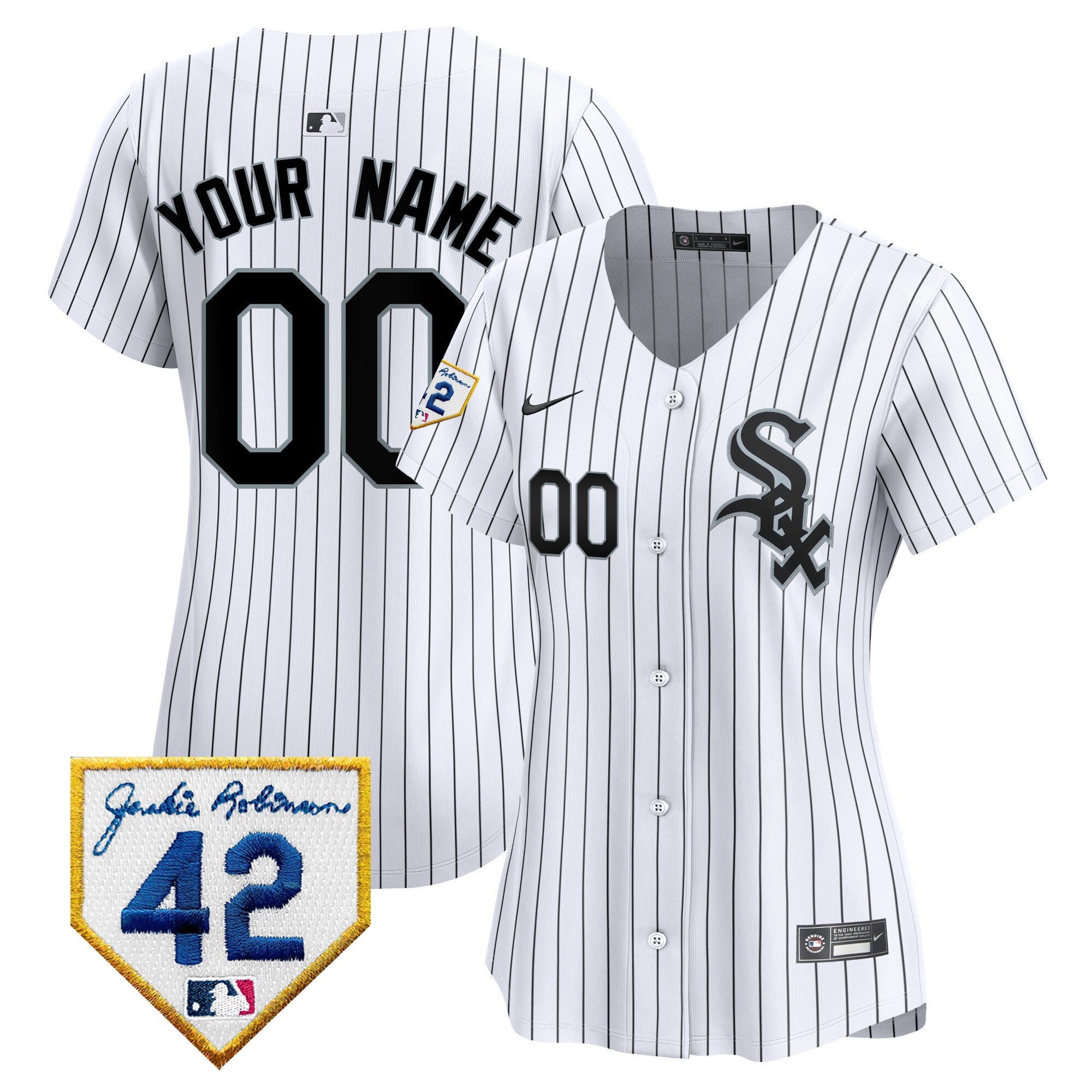 Chicago 2024 Jackie Robinson Patch Vapor Premier Limited Custom Jersey