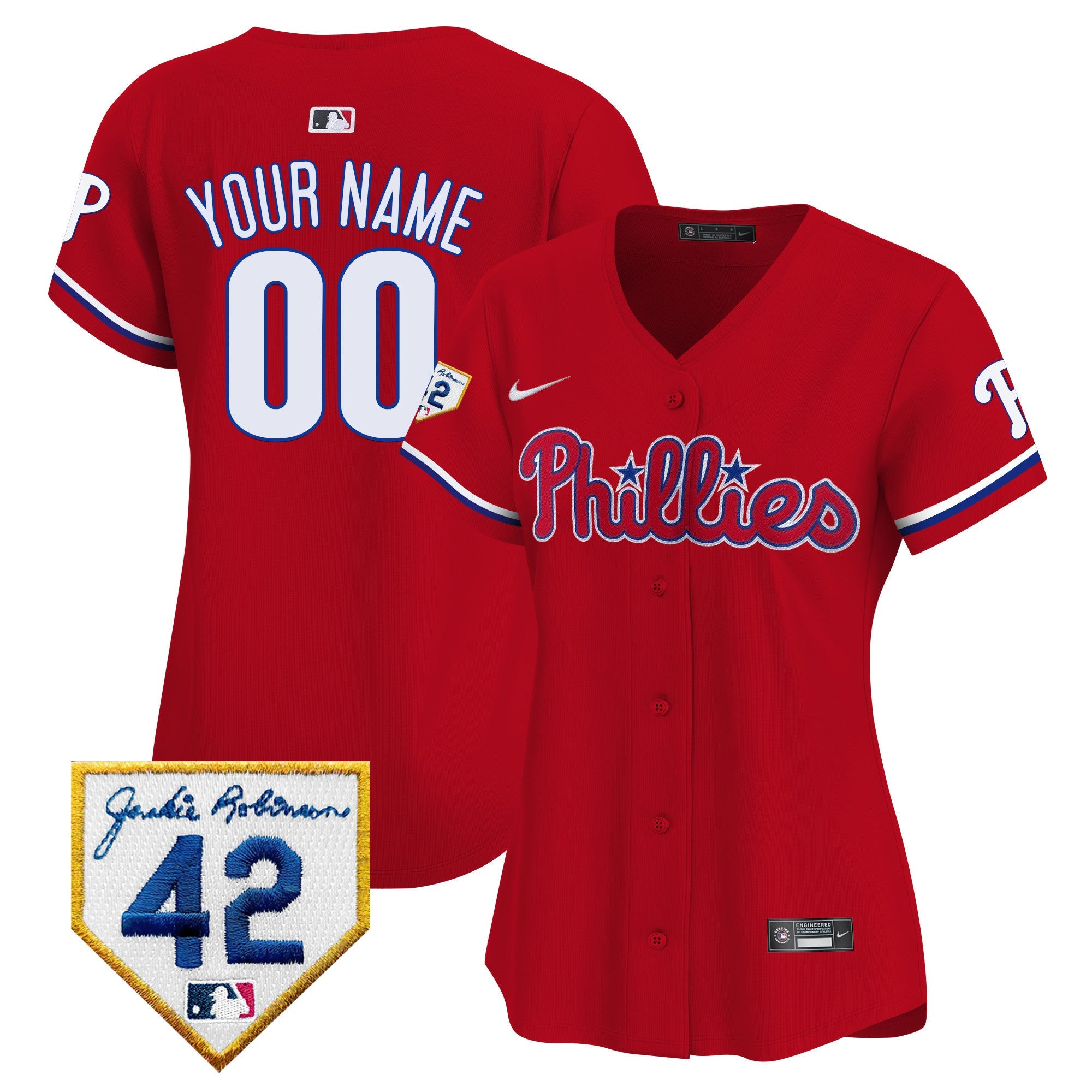 Jackie 2024 Robinson Patch Vapor Premier Limited Custom Jersey